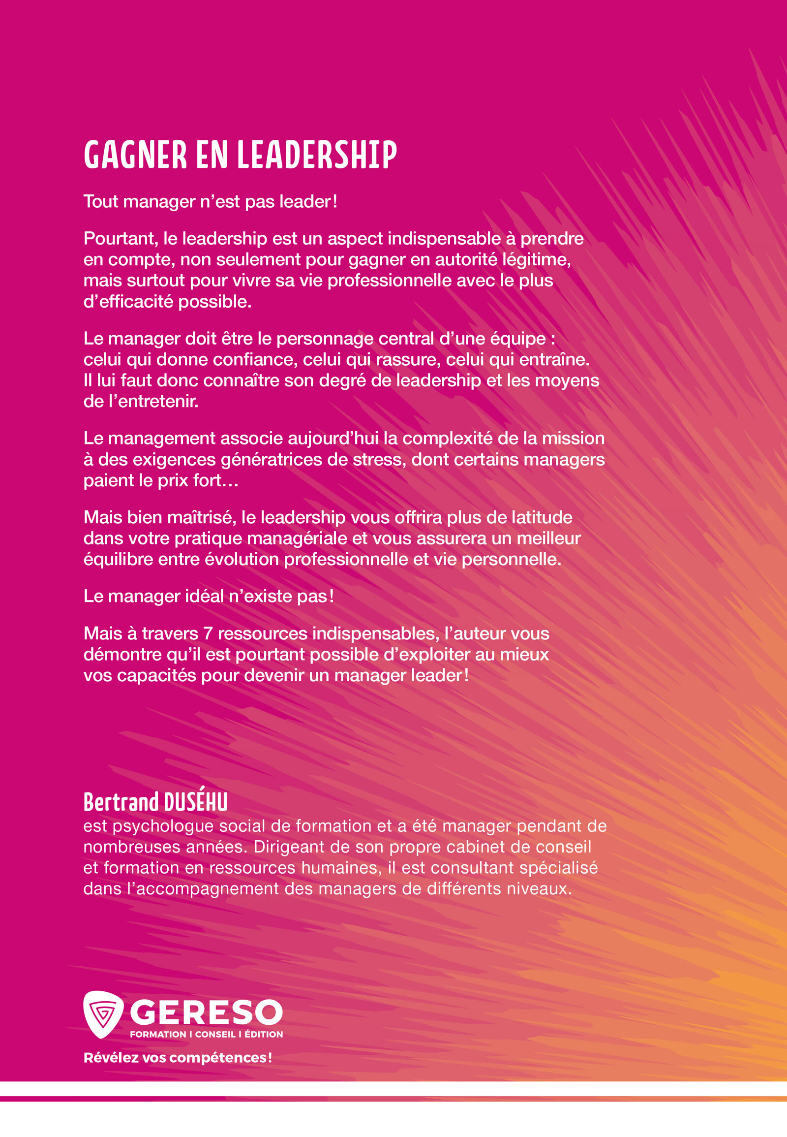 Gagner en leadership - Bertrand Duséhu - GERESO