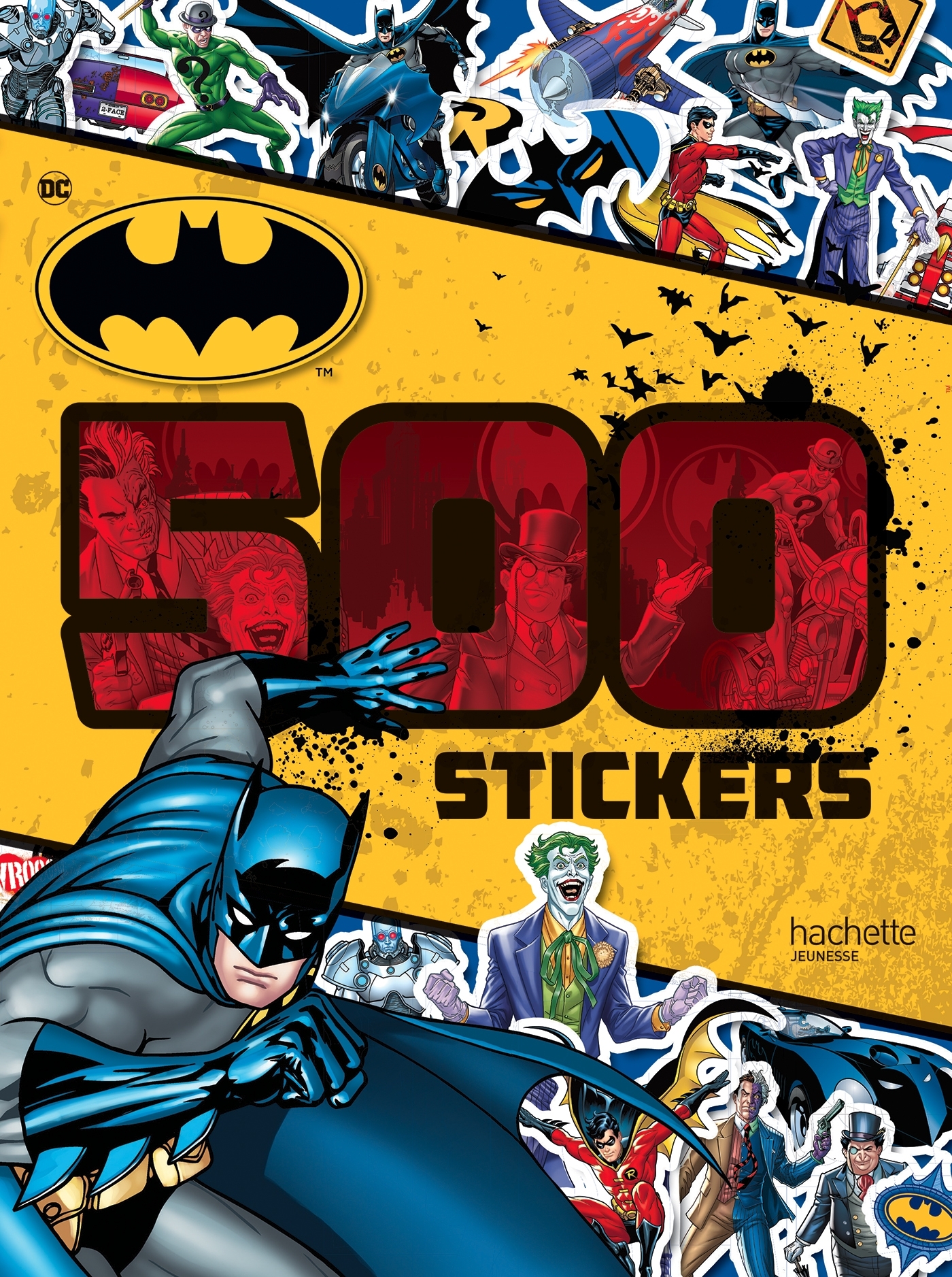 BATMAN - 500 stickers - XXX - HACHETTE JEUN.