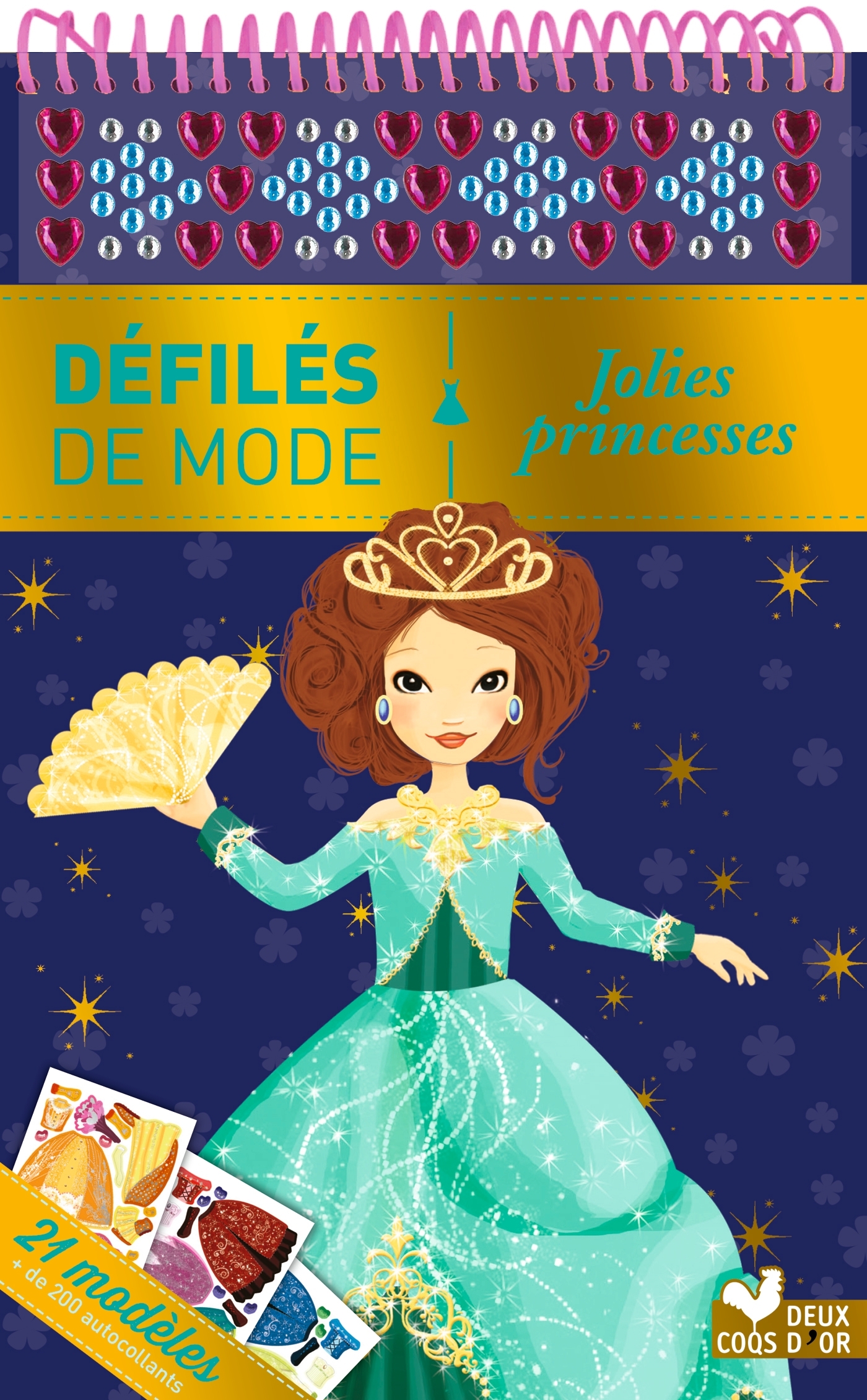 Jolies princesses - livre à spirale - Laure Phelipon - DEUX COQS D OR