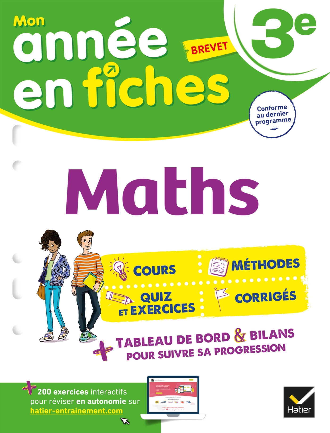 Maths 3e (fiches de révision & exercices) - Corinne De Reggi - HATIER