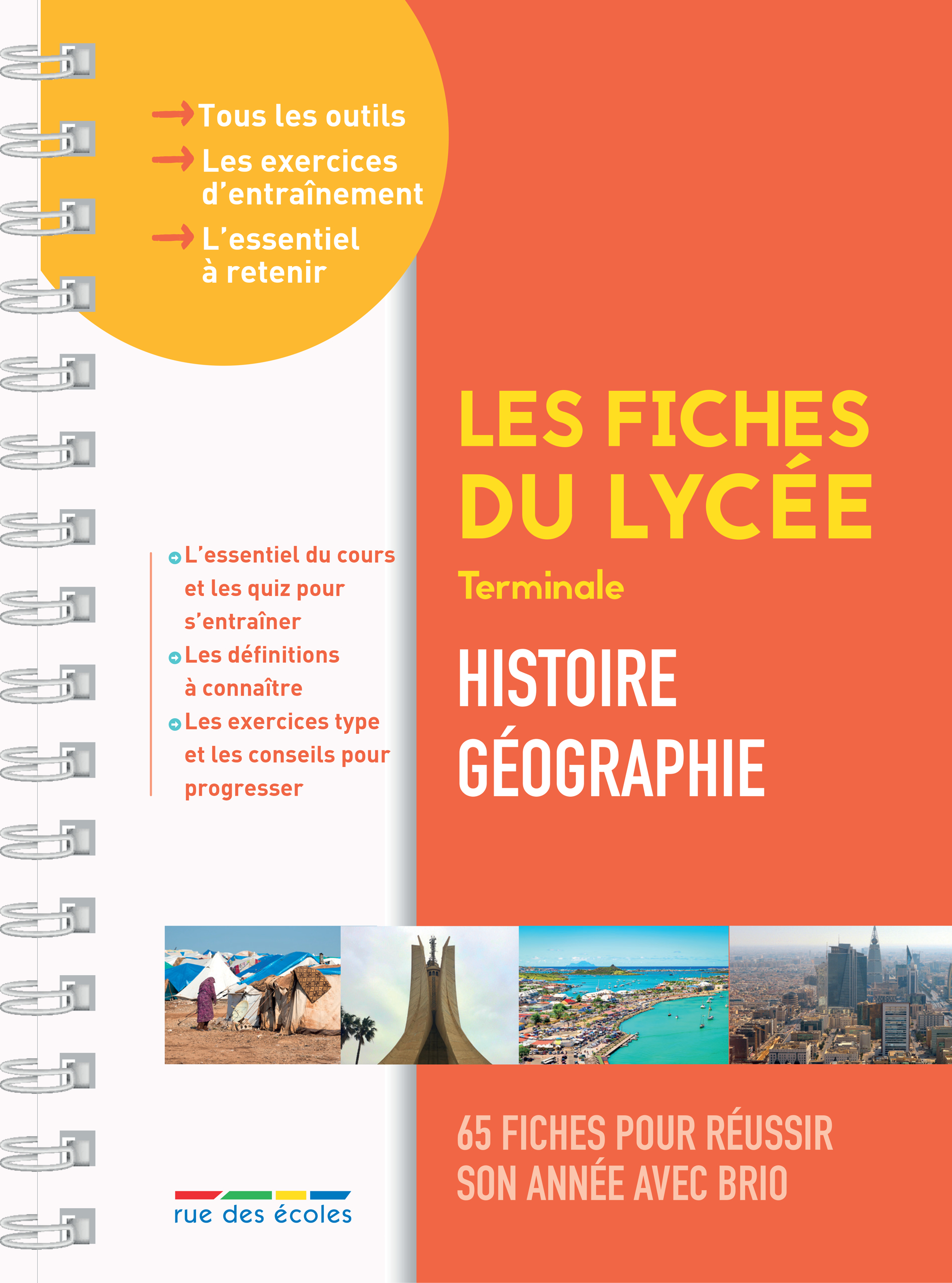 Les fiches du lycée - Terminale - Histoire-Géographie -  Collectif - RUE DES ECOLES