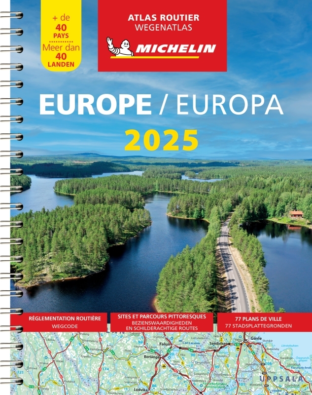 Atlas Europe 2025 - Atlas Routier et Touristique (A4-Spirale) - XXX - MICHELIN