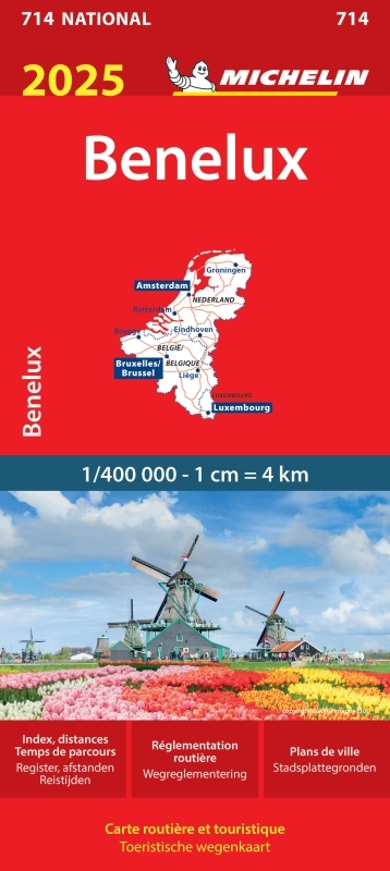 Carte Nationale Benelux 2025 - XXX - MICHELIN