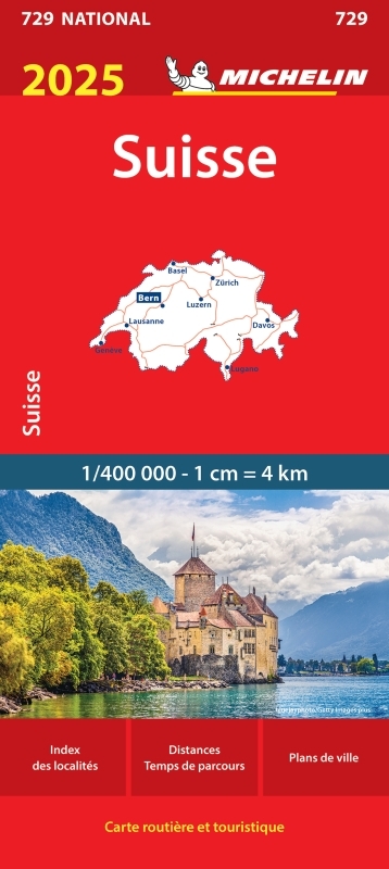 Carte Nationale Suisse 2025 - XXX - MICHELIN