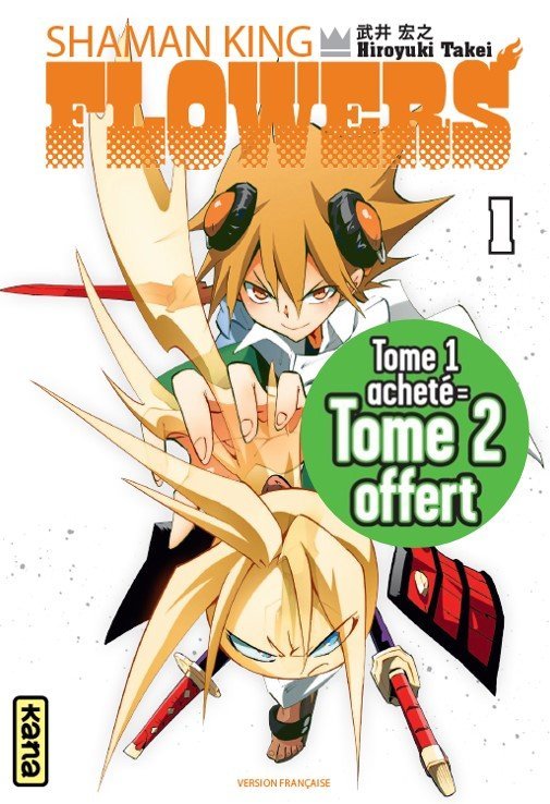 Shaman King Flowers pack 1+1 (Tomes 1 + 2) - 2022 - XXX - KANA