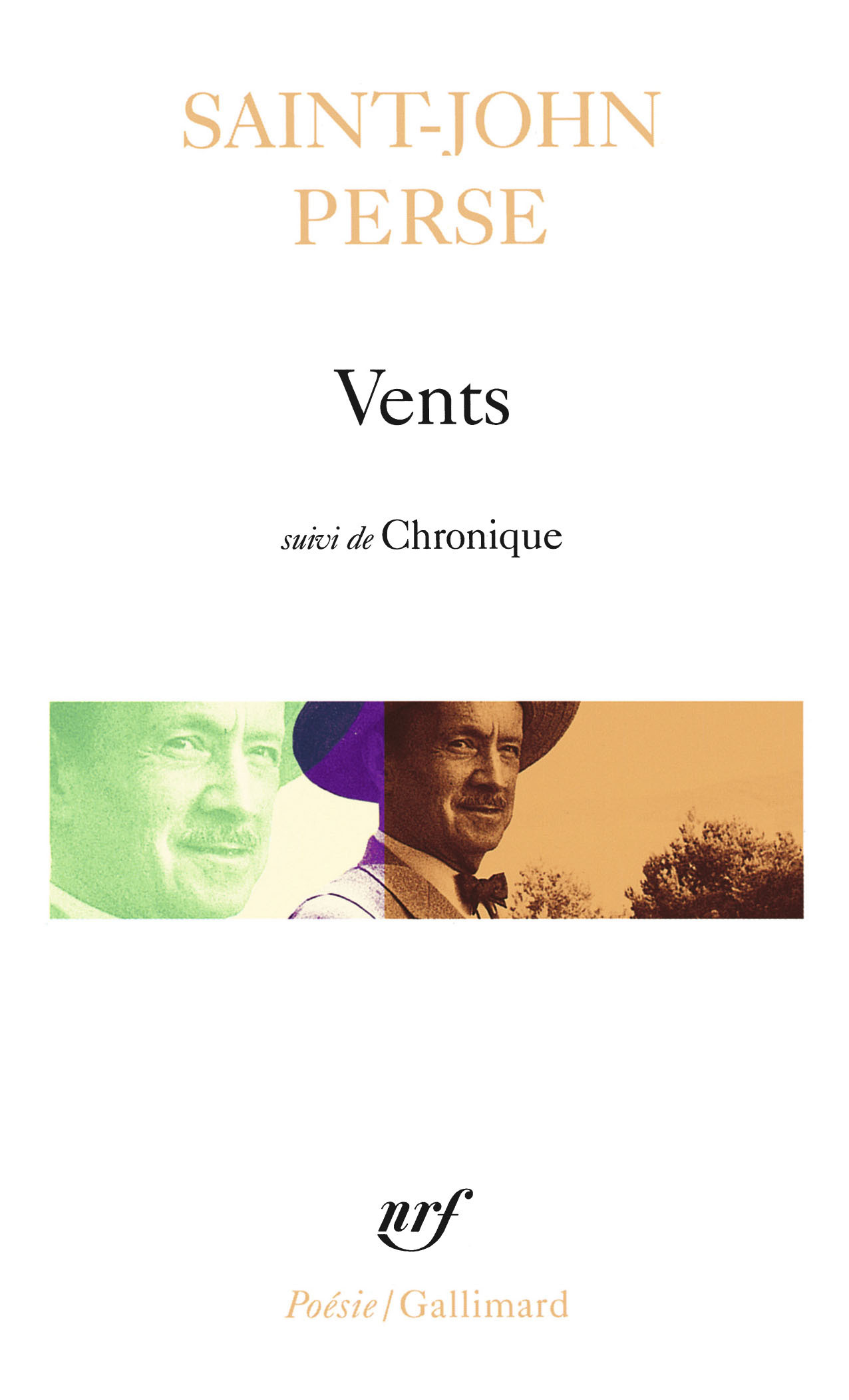 Vents / Chronique /Chant pour un équinoxe -  Saint-John Perse - GALLIMARD