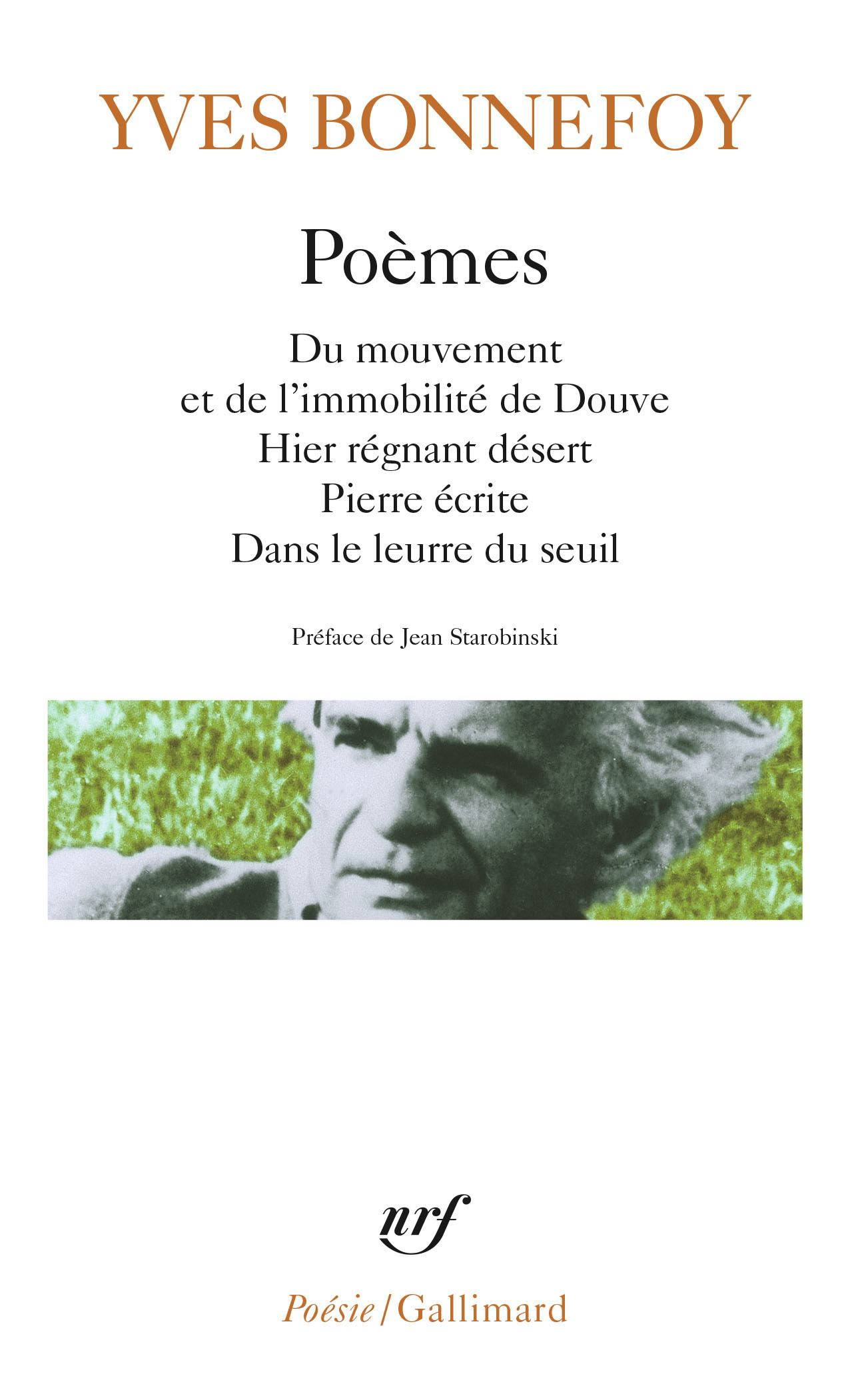 Poèmes - Yves Bonnefoy - GALLIMARD