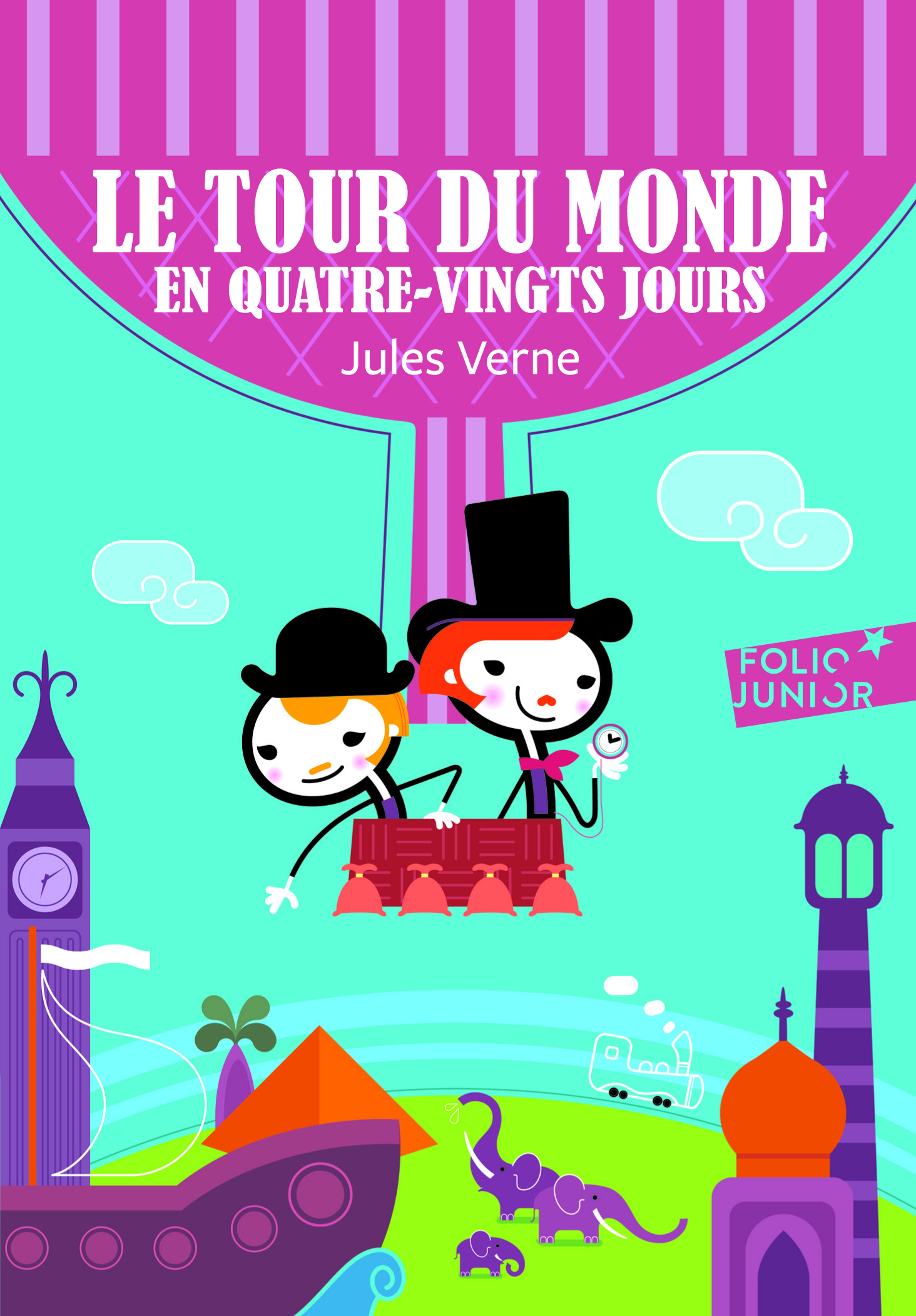 Le tour du monde en quatre-vingts jours - Jules Verne - GALLIMARD JEUNE