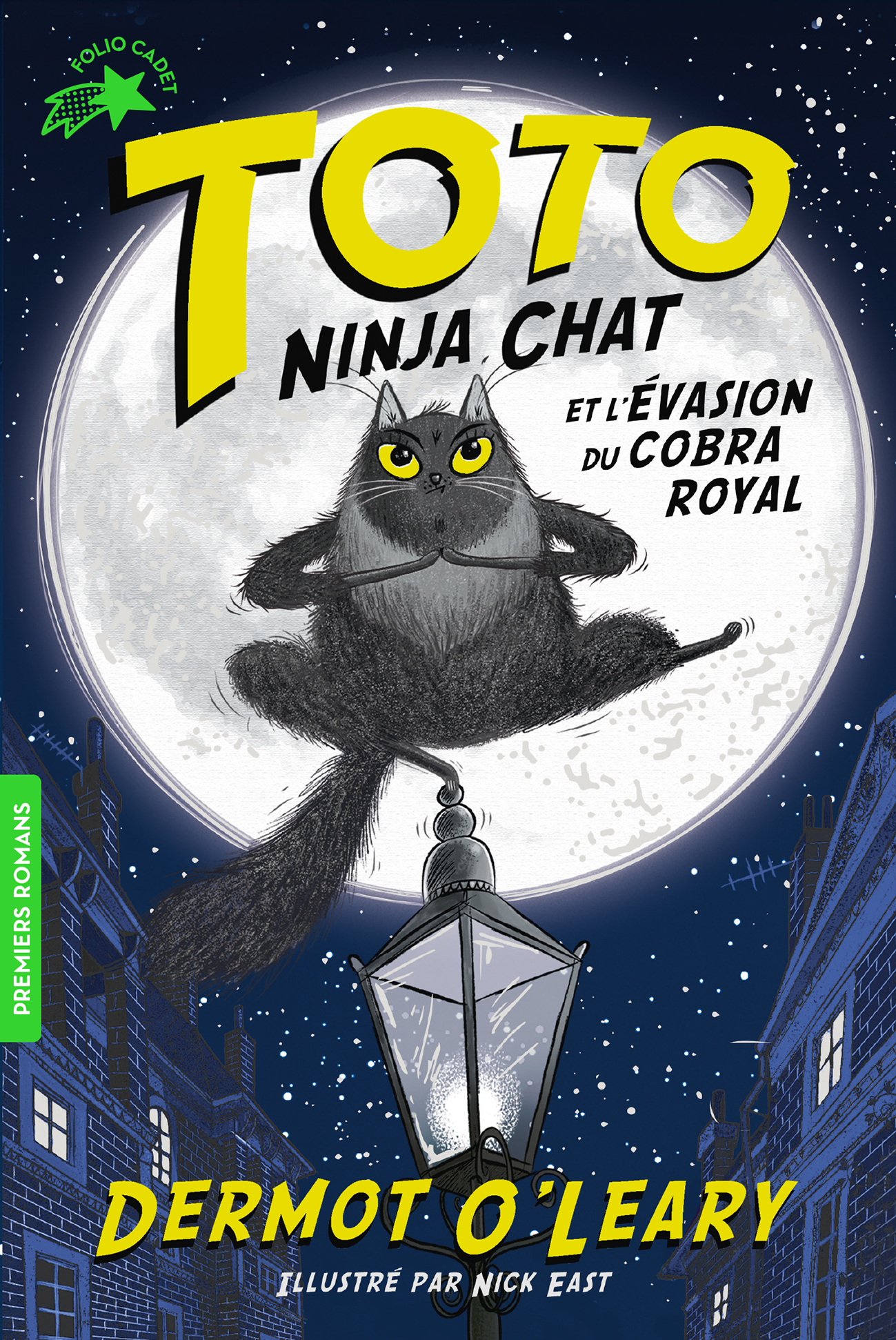 Toto Ninja chat et l'évasion du cobra royal - Dermot O'Leary - GALLIMARD JEUNE