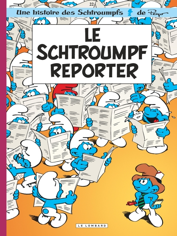 Les Schtroumpfs Lombard - Tome 22 - Le Schtroumpf reporter -  Borecki - LOMBARD