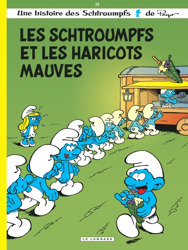 Les Schtroumpfs Lombard - Tome 35 - Les Schtroumpfs et les haricots mauves -  Garray - LOMBARD