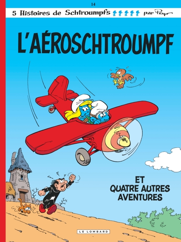 Les Schtroumpfs Lombard - Tome 14 - Aéroschtroumpf (L') -  Peyo - LOMBARD