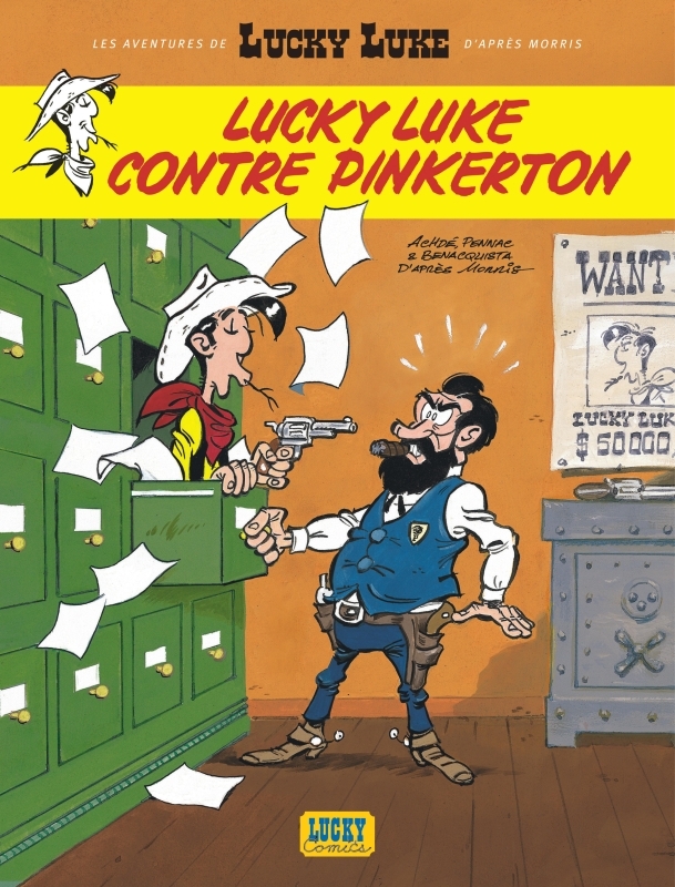 Les Aventures de Lucky Luke d'après Morris - Tome 4 - Lucky Luke contre Pinkerton -  Achdé - LUCKY