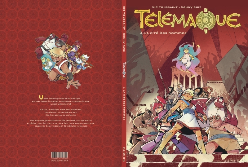 Télémaque - Tome 3 - La cité des hommes -  Kid Toussaint - DUPUIS