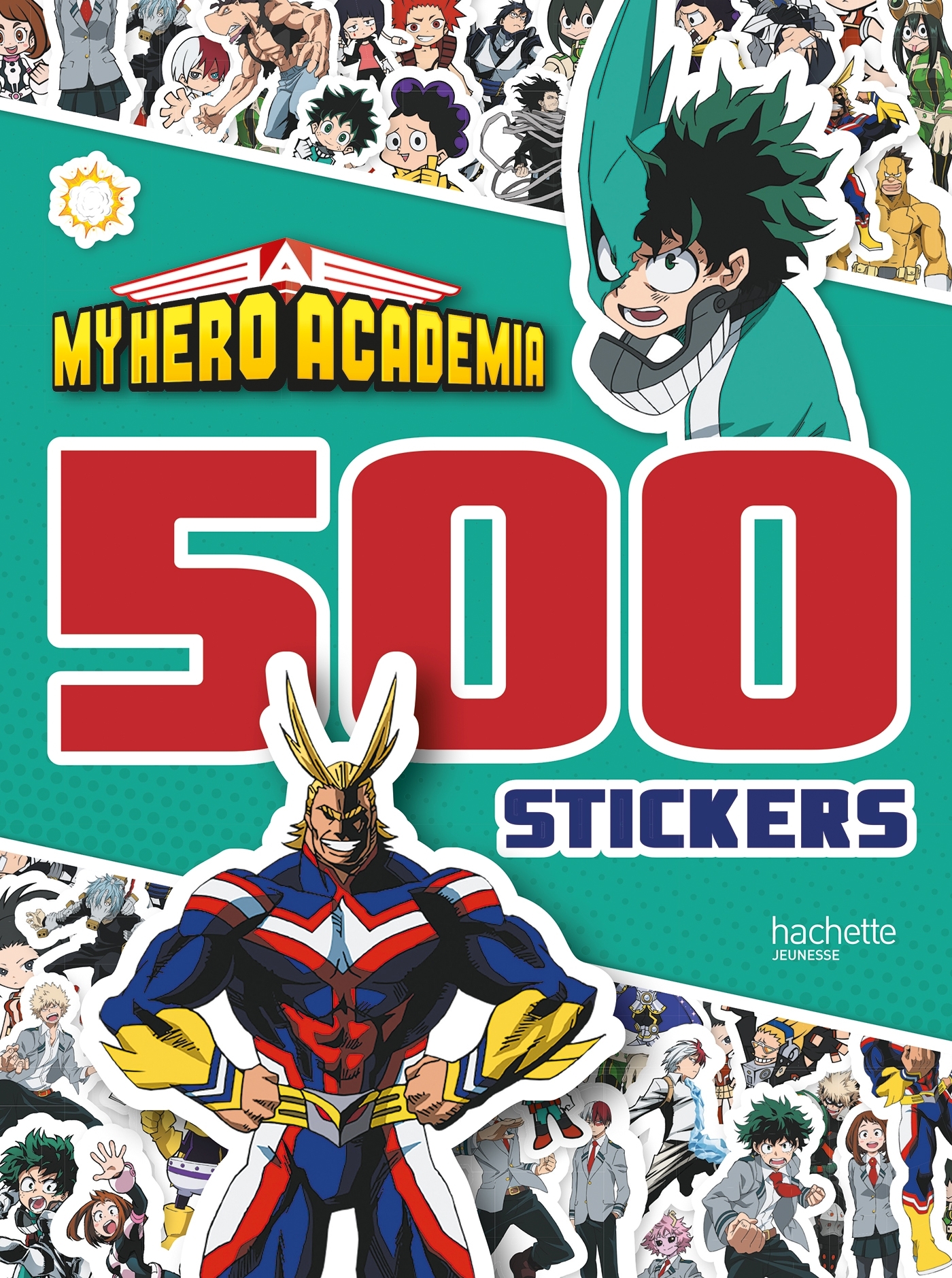 My Hero Academia - 500 stickers - XXX - HACHETTE JEUN.