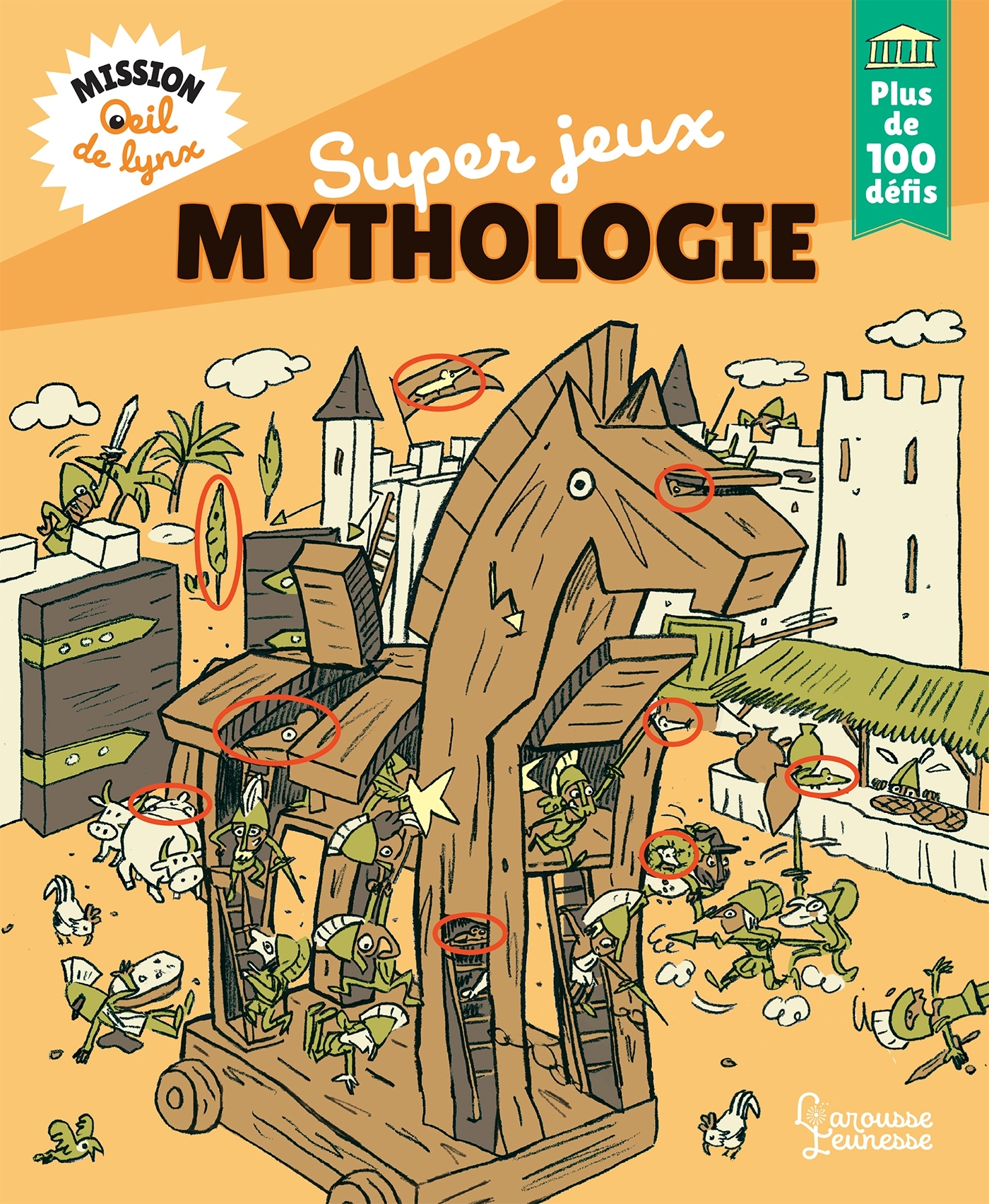 Mission oeil de lynx : Super jeux Mythologie - Aurore Meyer - LAROUSSE