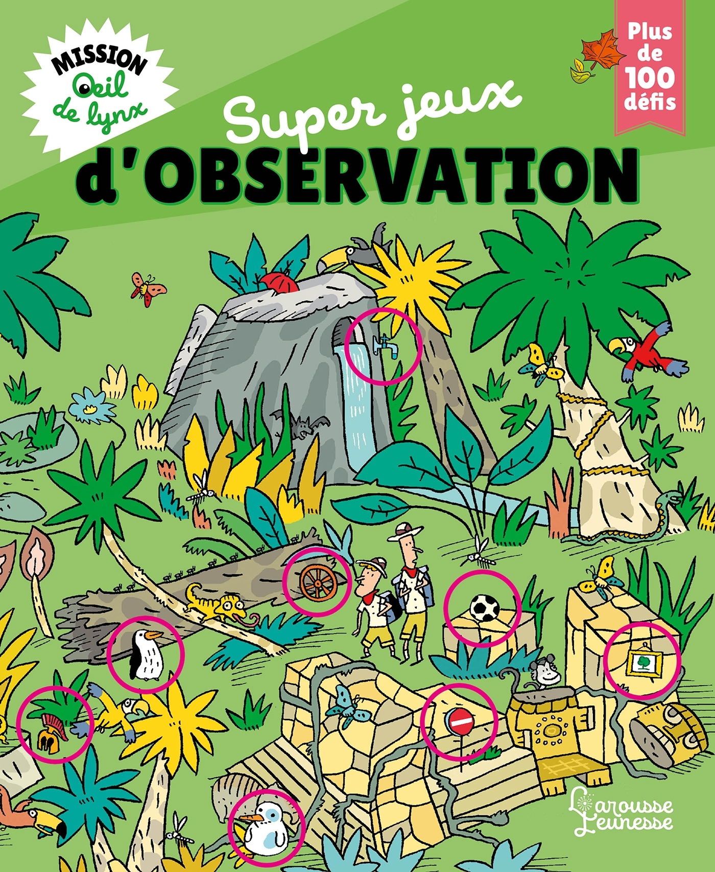 Mission oeil de lynx : Super jeux d'observation - Sandra Lebrun - LAROUSSE