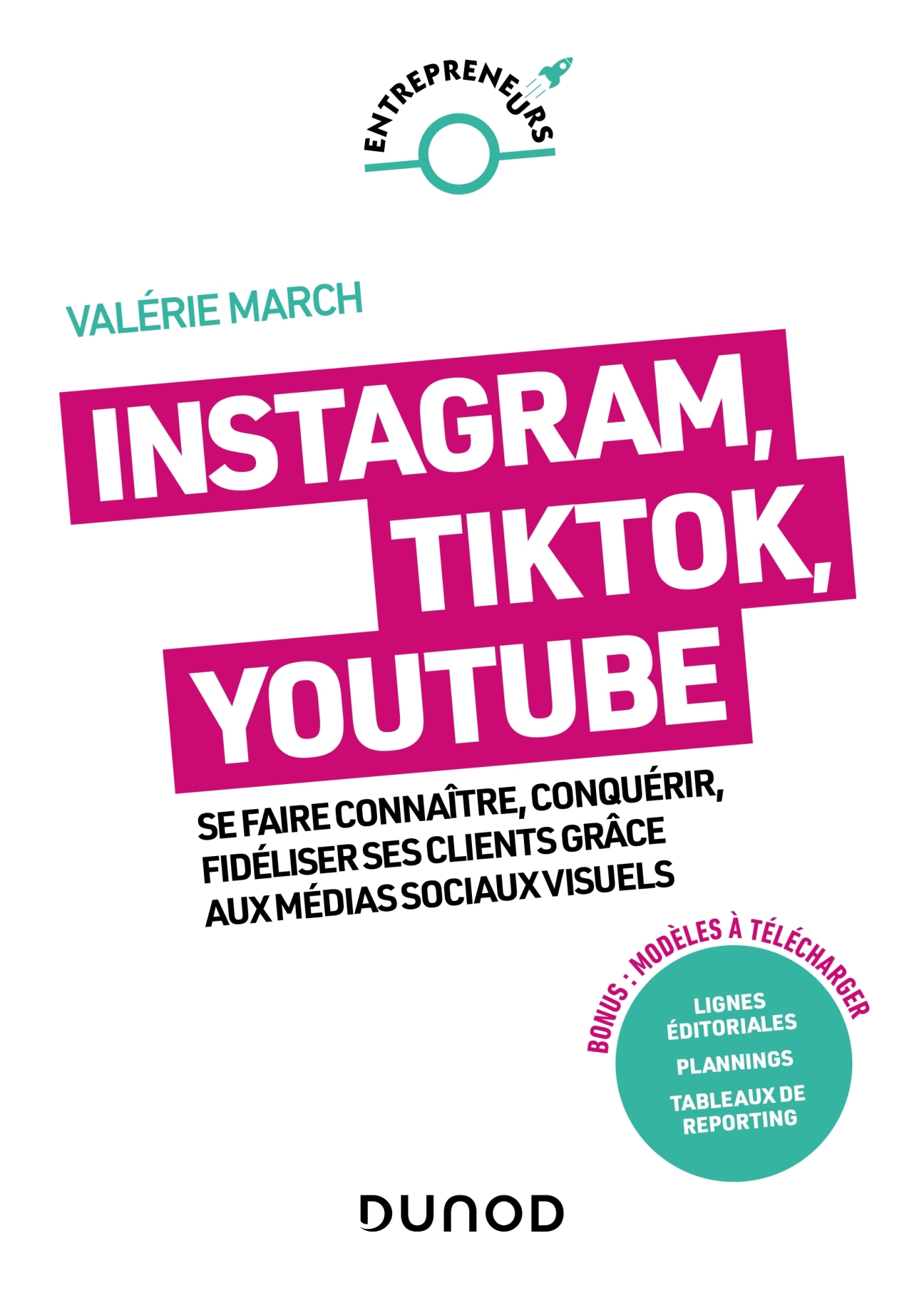 Instagram, Tik Tok, YouTube - Valérie March - DUNOD