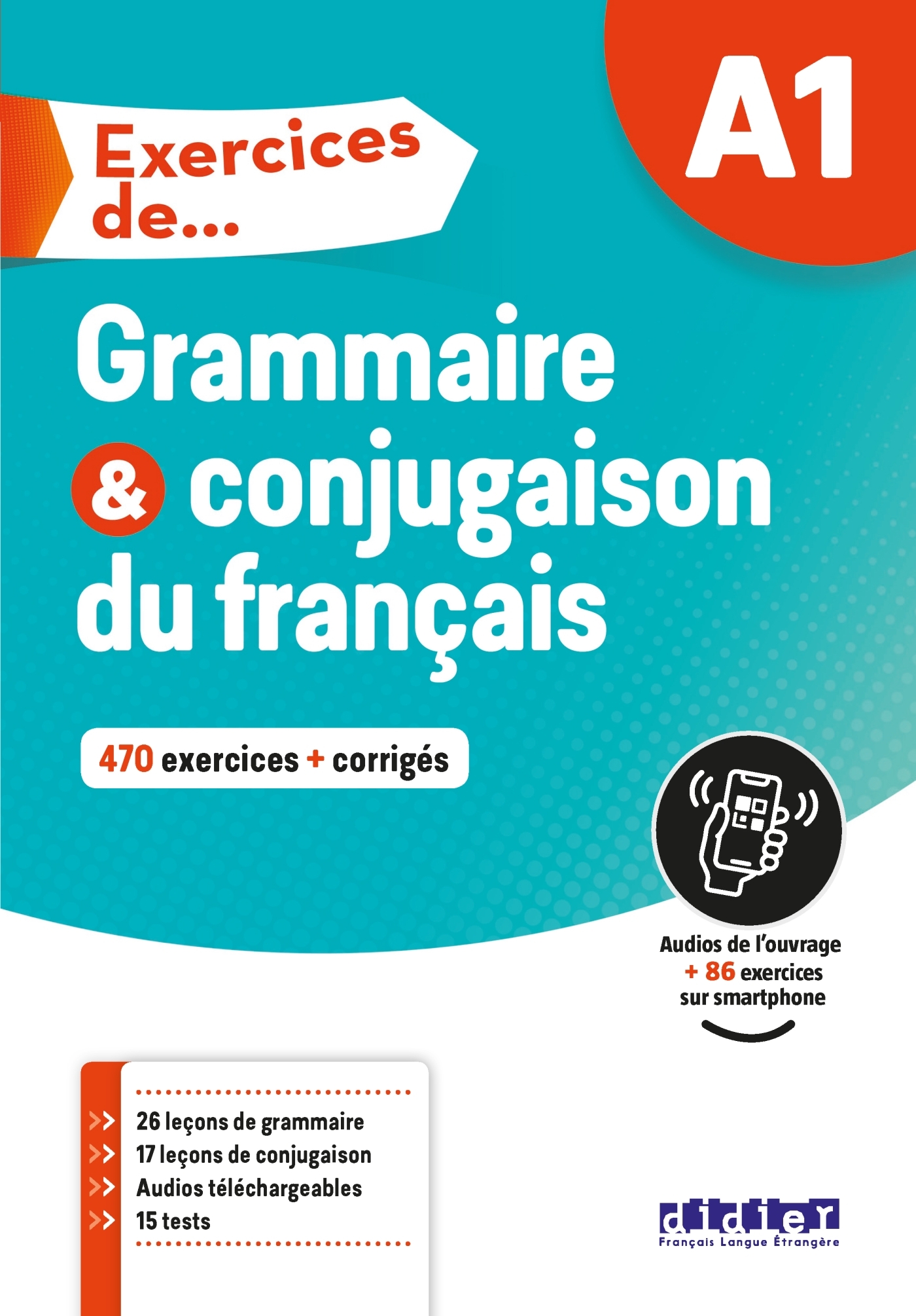 Exercices de... Grammaire et conjugaison A1 - Livre + didierfle.app - Clémence Fafa - DIDIER