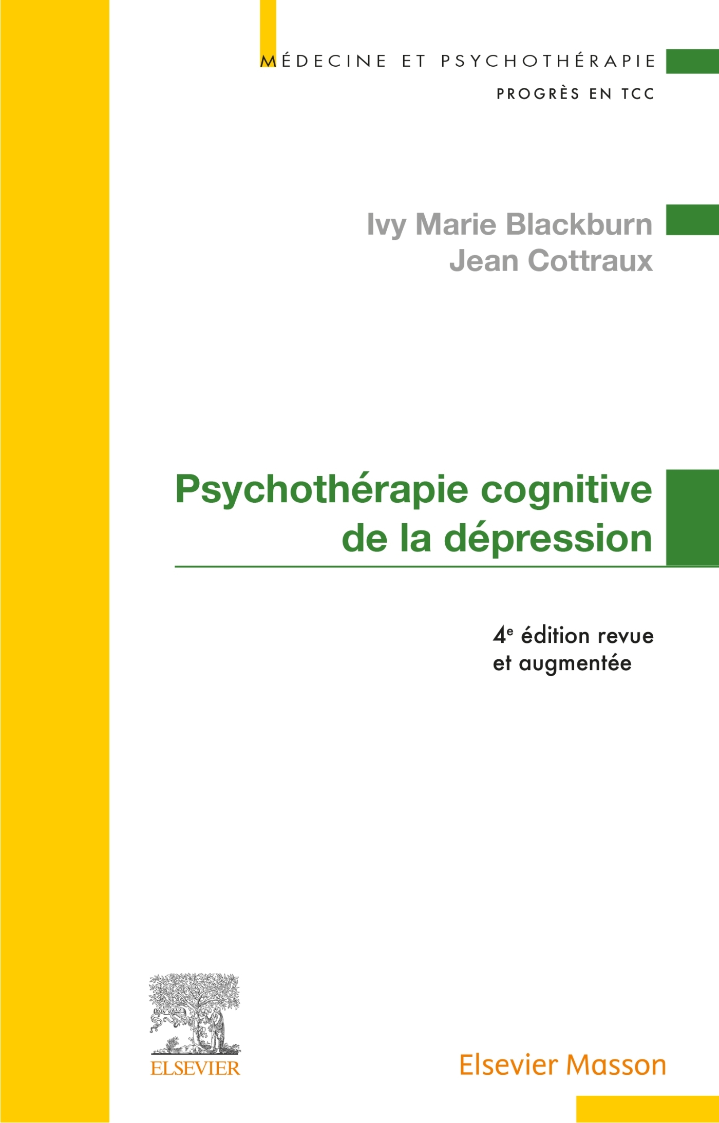 Psychothérapie cognitive de la dépression - Ivy Marie Blackburn - MASSON