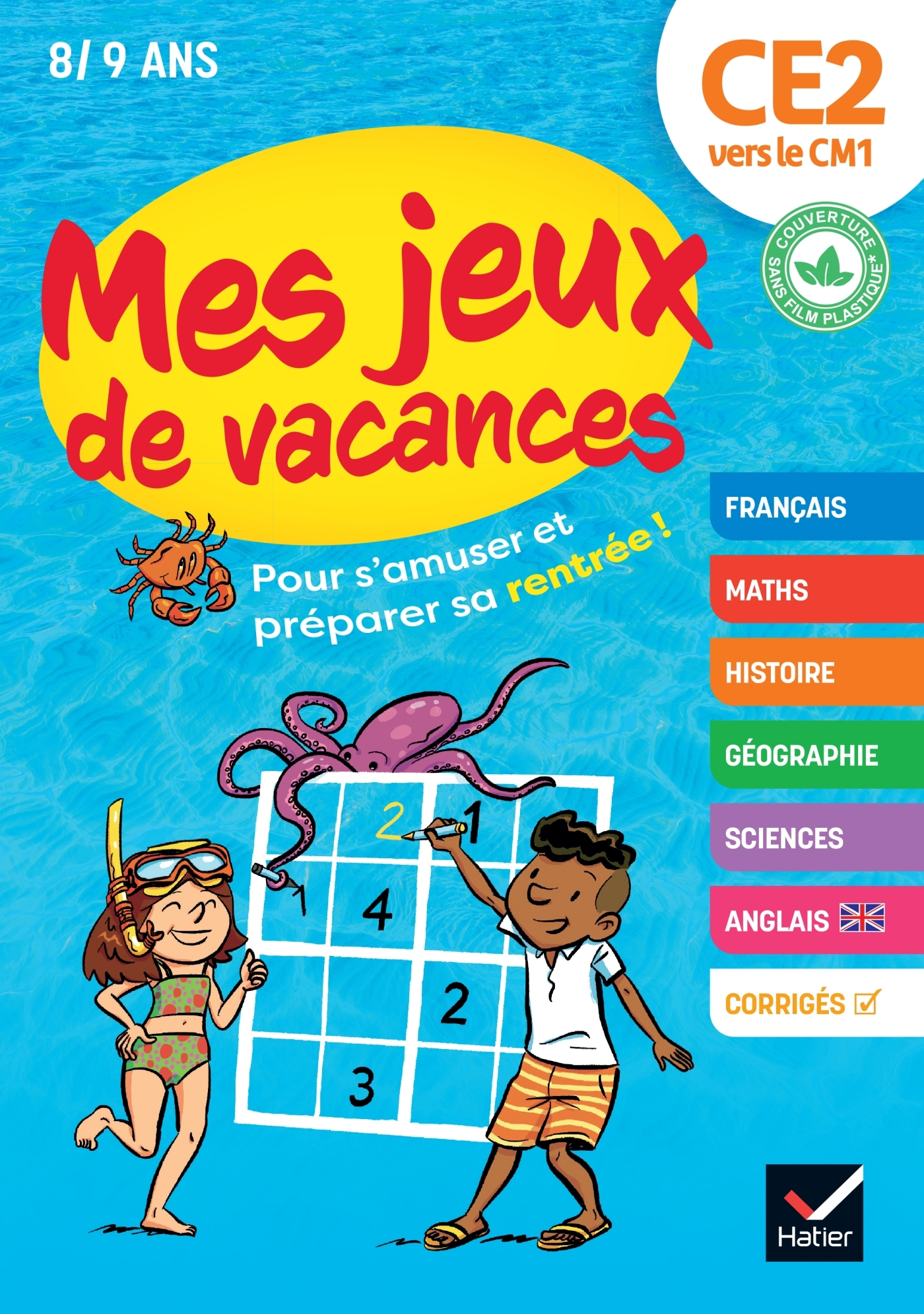 Mes jeux de vacances - Cahier de vacances 2025 du CE2 vers le CM1 - Anne Kastor - HATIER