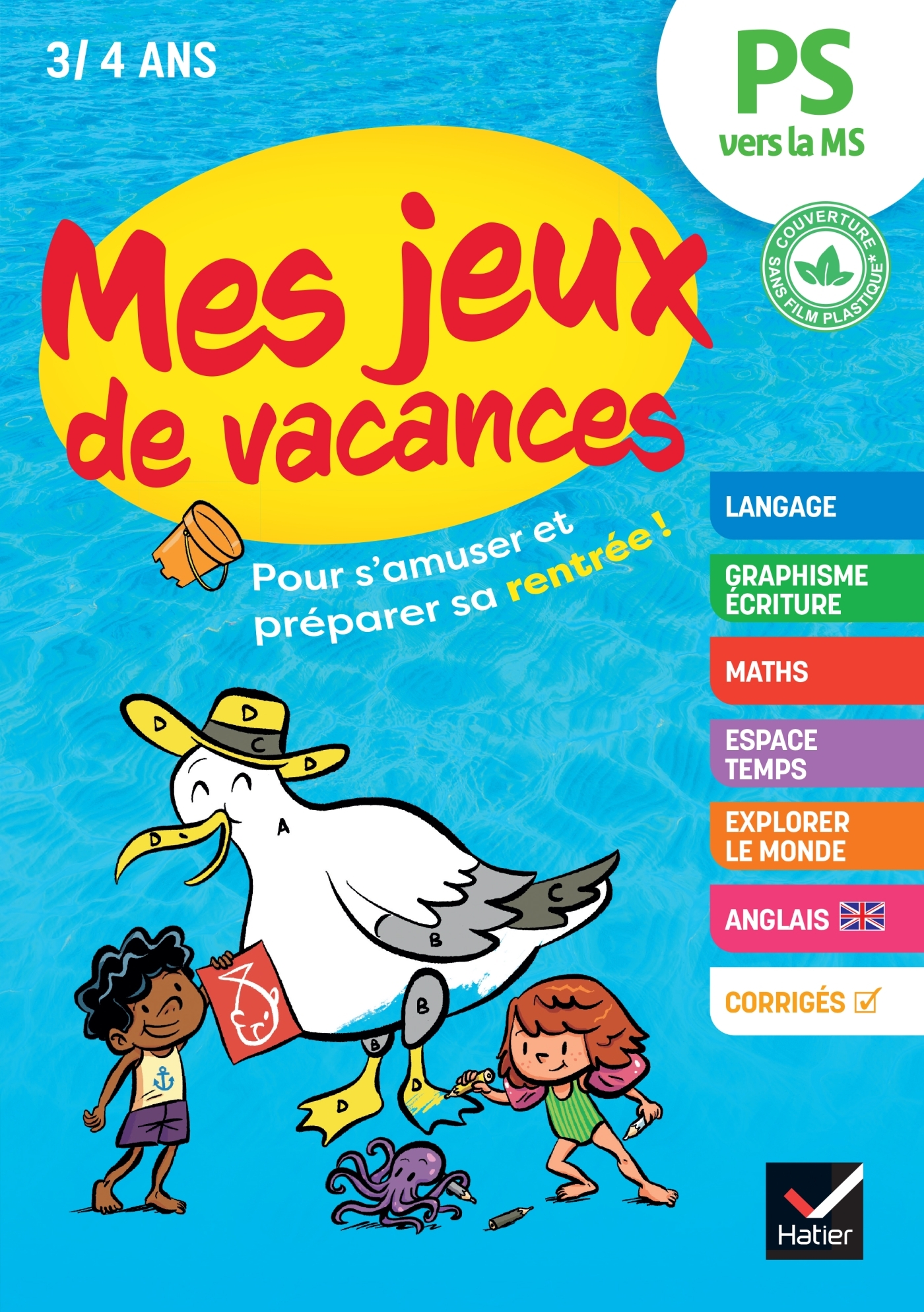 Mes jeux de vacances - Cahier de vacances 2025 de la PS vers la MS - Florence Doutremepuich - HATIER