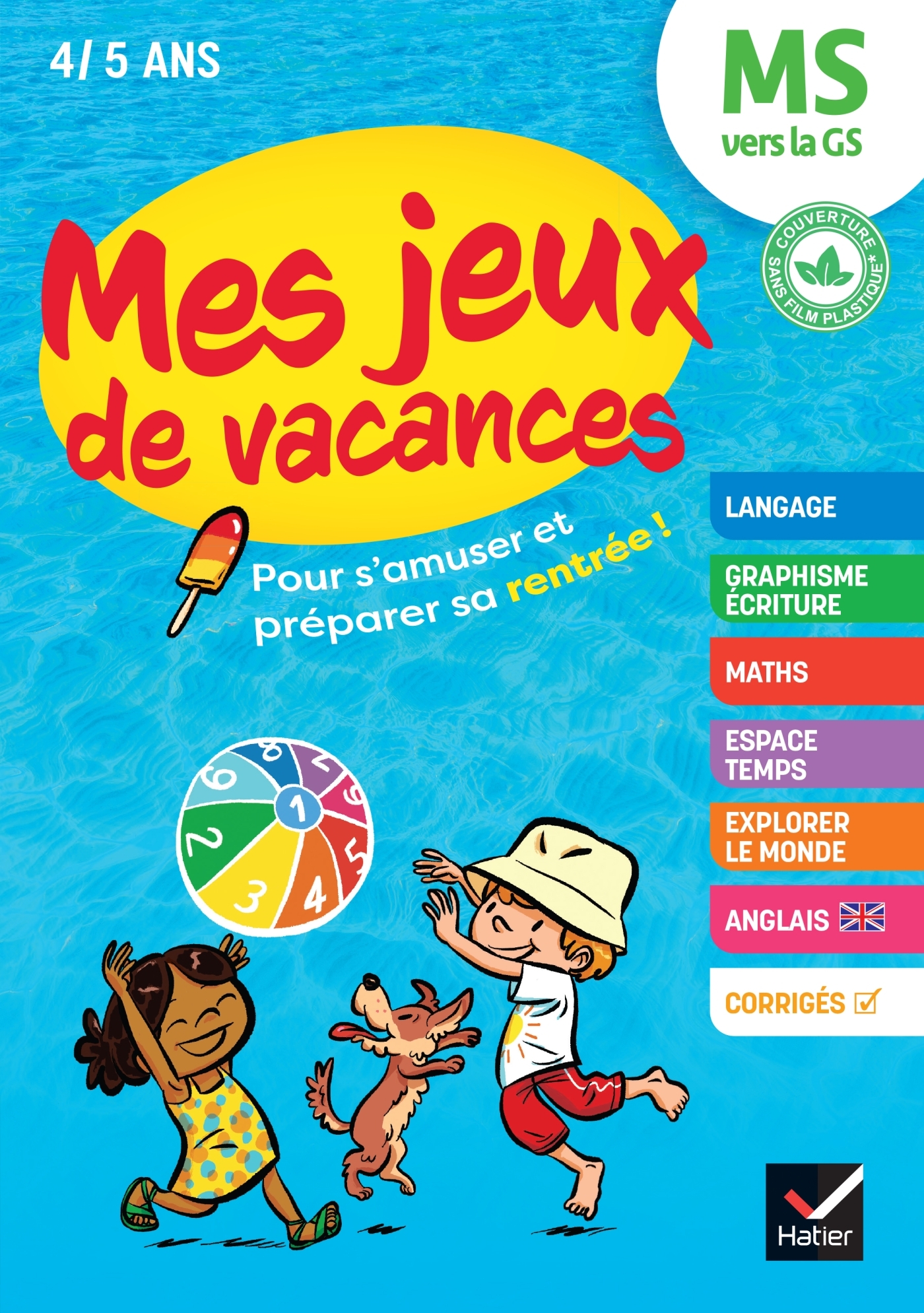 Mes jeux de vacances - Cahier de vacances 2025 de la MS vers la GS - Florence Doutremepuich - HATIER