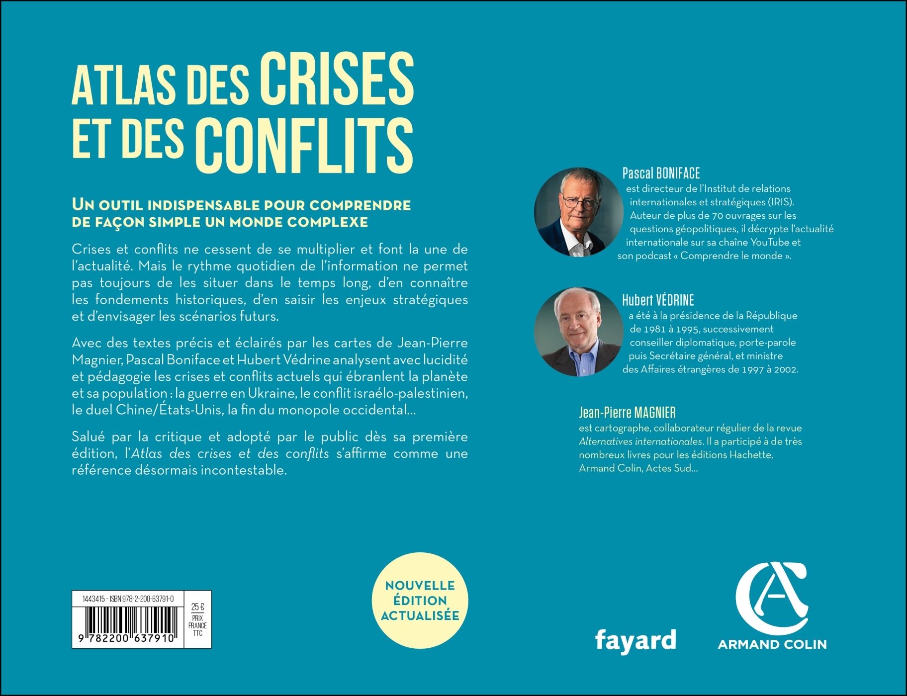 Atlas des crises et des conflits - Pascal Boniface - ARMAND COLIN