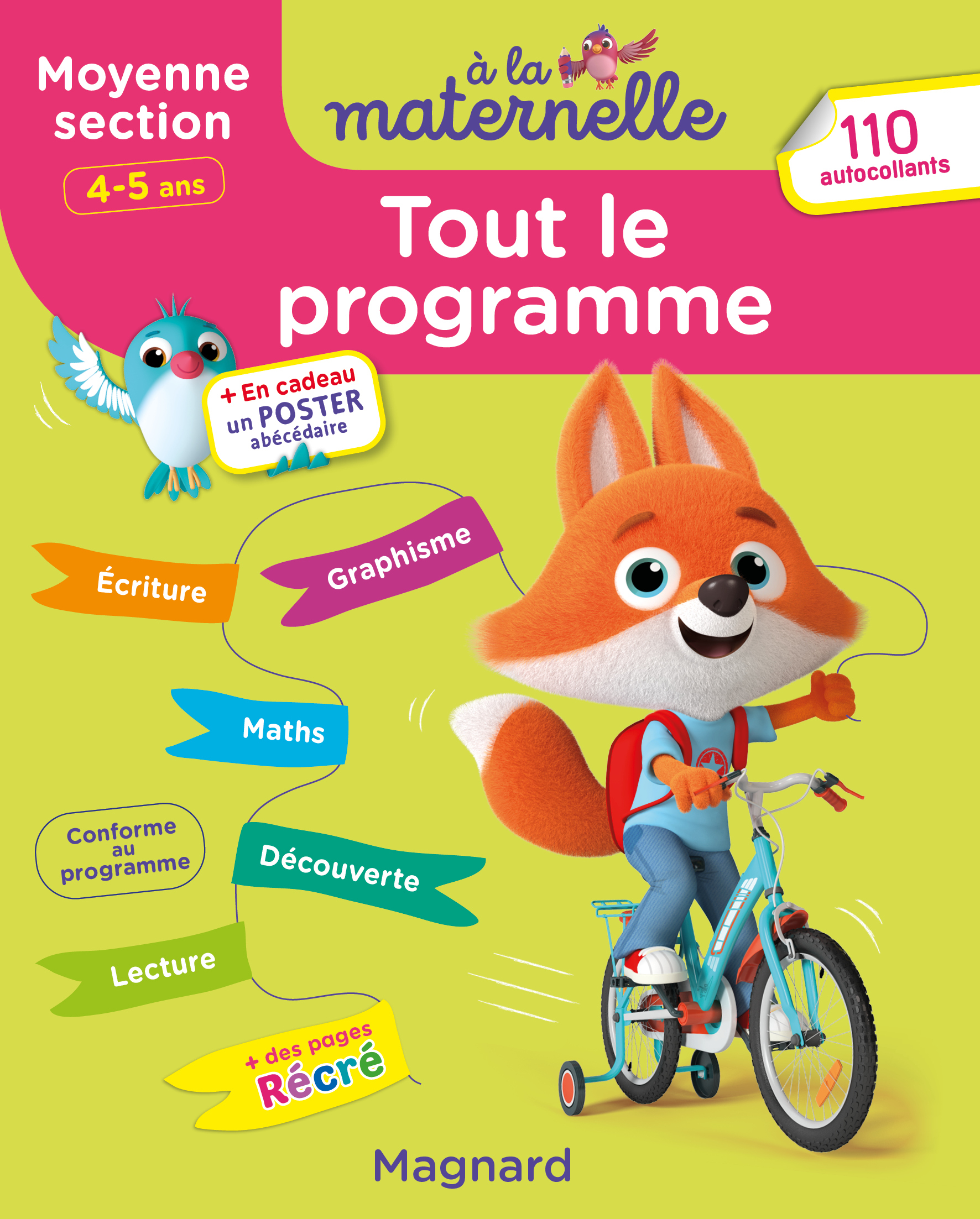 Tout le programme Moyenne section 4-5 ans - A la maternelle - Michèle Brossier - MAGNARD