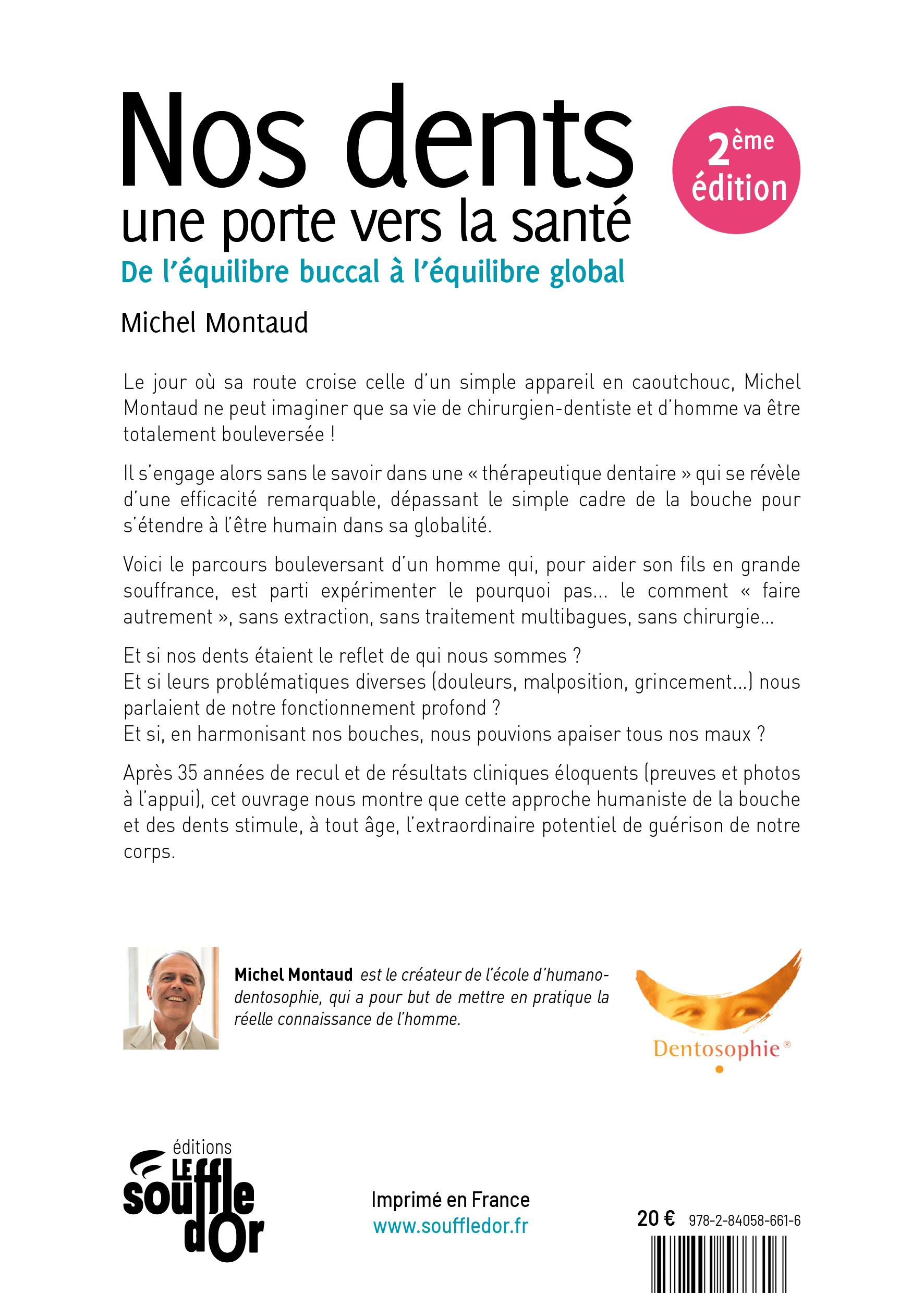 Nos dents : Une porte vers la santé - Michel Montaud - SOUFFLE OR