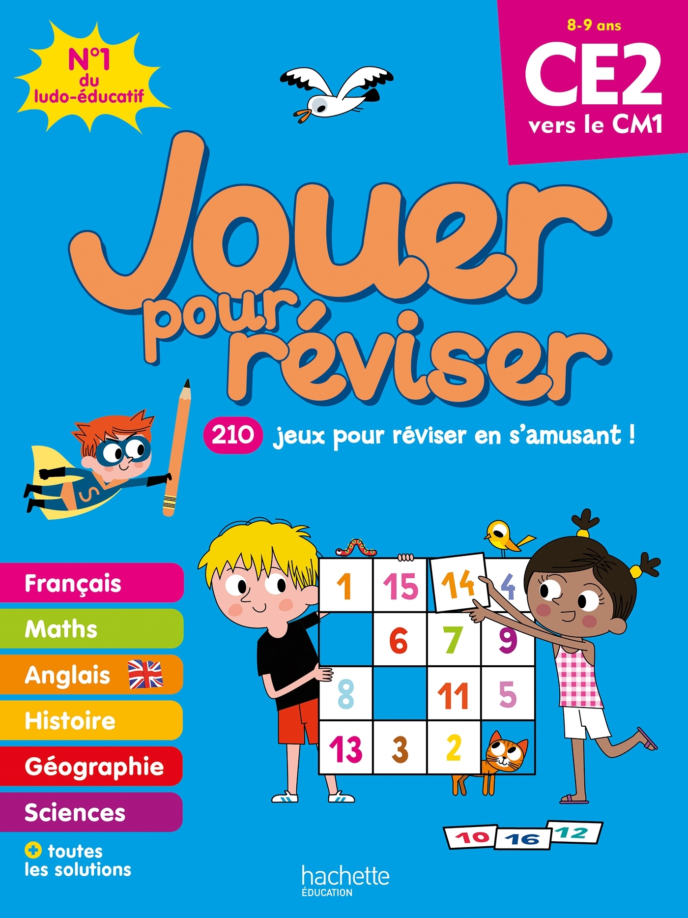 Jouer pour réviser - Du CE2 au CM1 - Cahier de vacances 2024 -   - HACHETTE EDUC