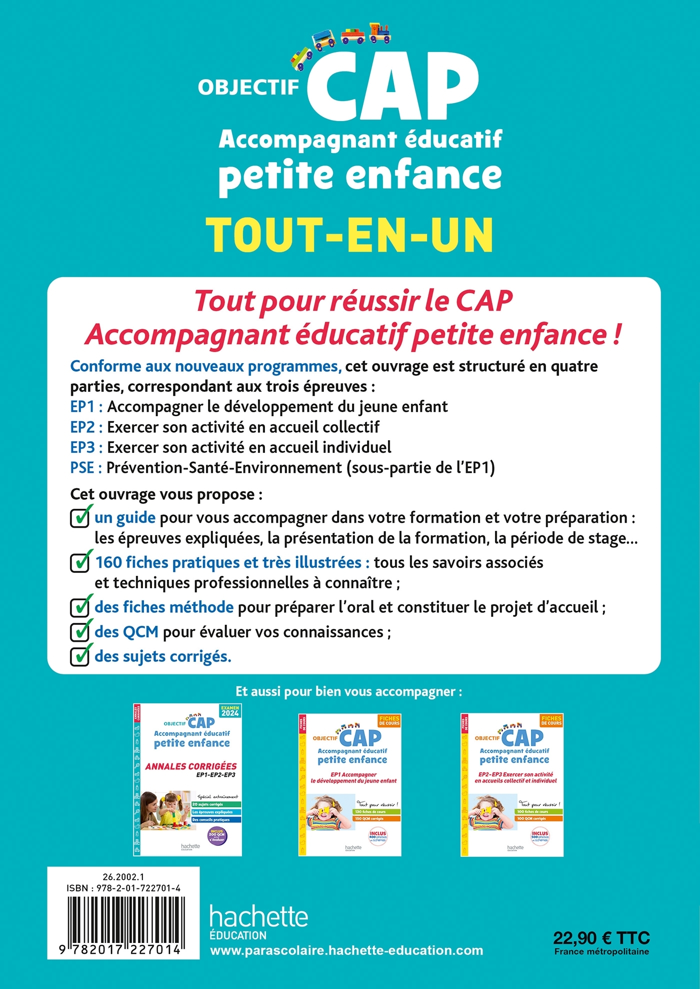 Objectif CAP Accompagnant Educatif Petite Enfance, TOUT-EN-UN (épreuves professionnelles) - Guillaume Luciani - HACHETTE EDUC