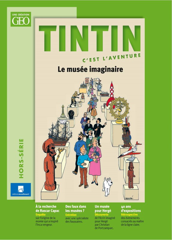 Tintin hors-série Le Musée imaginaire -  Collectif - GEO MOULINSART