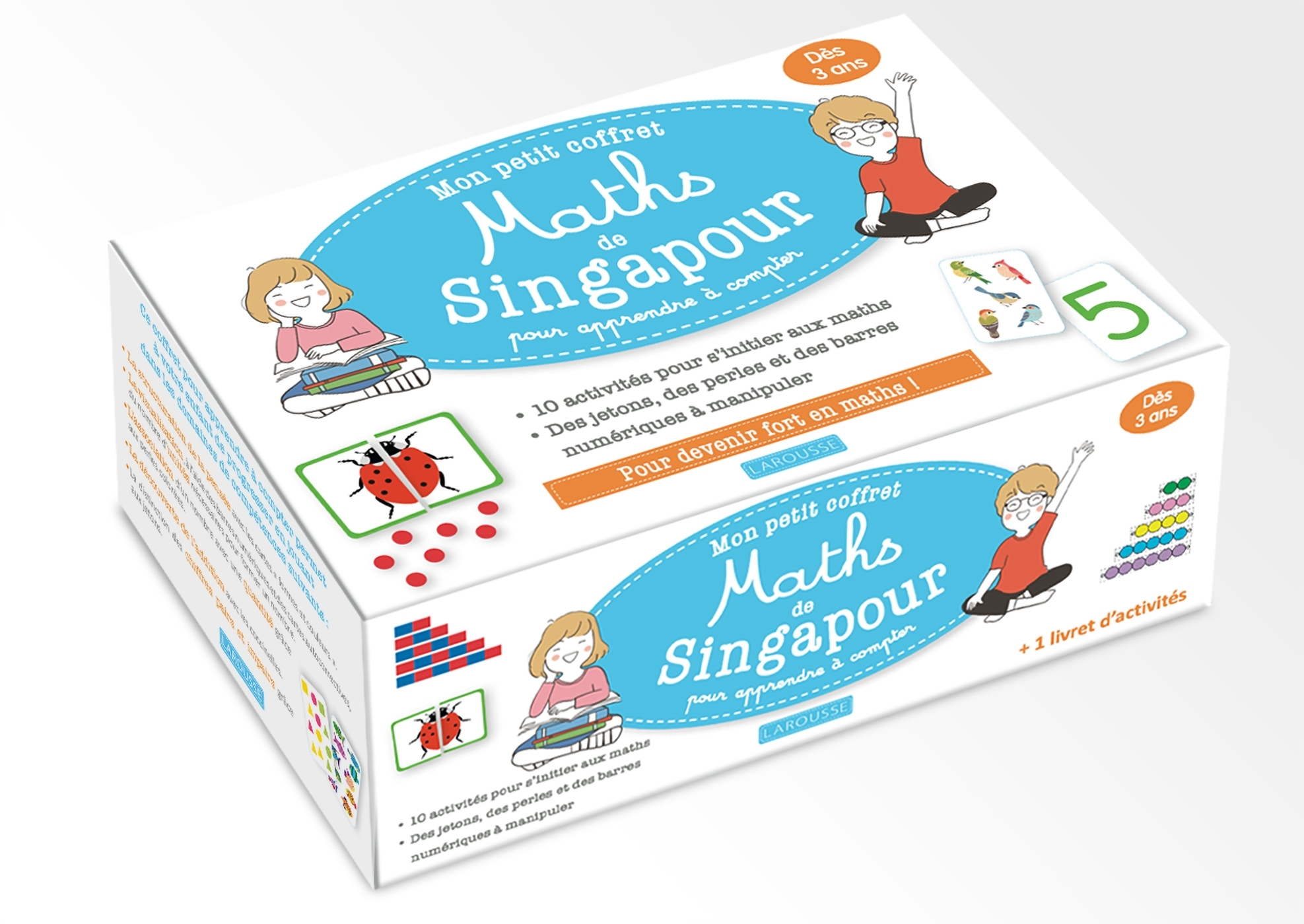 Mon petit coffret Singapour pour apprendre à compter -  Collectif - LAROUSSE