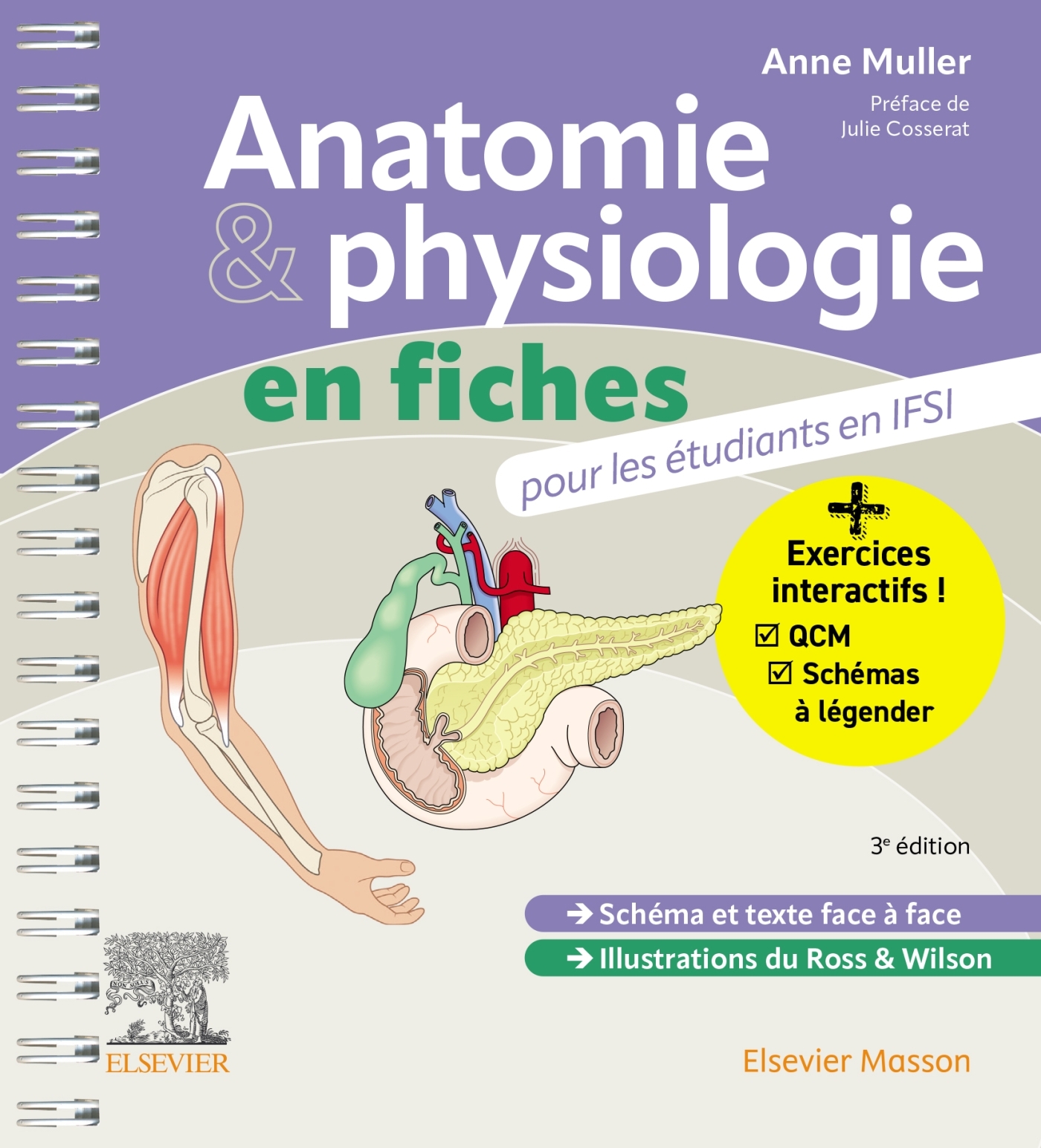 Anatomie et physiologie en fiches pour les étudiants en IFSI - Anne Muller - MASSON