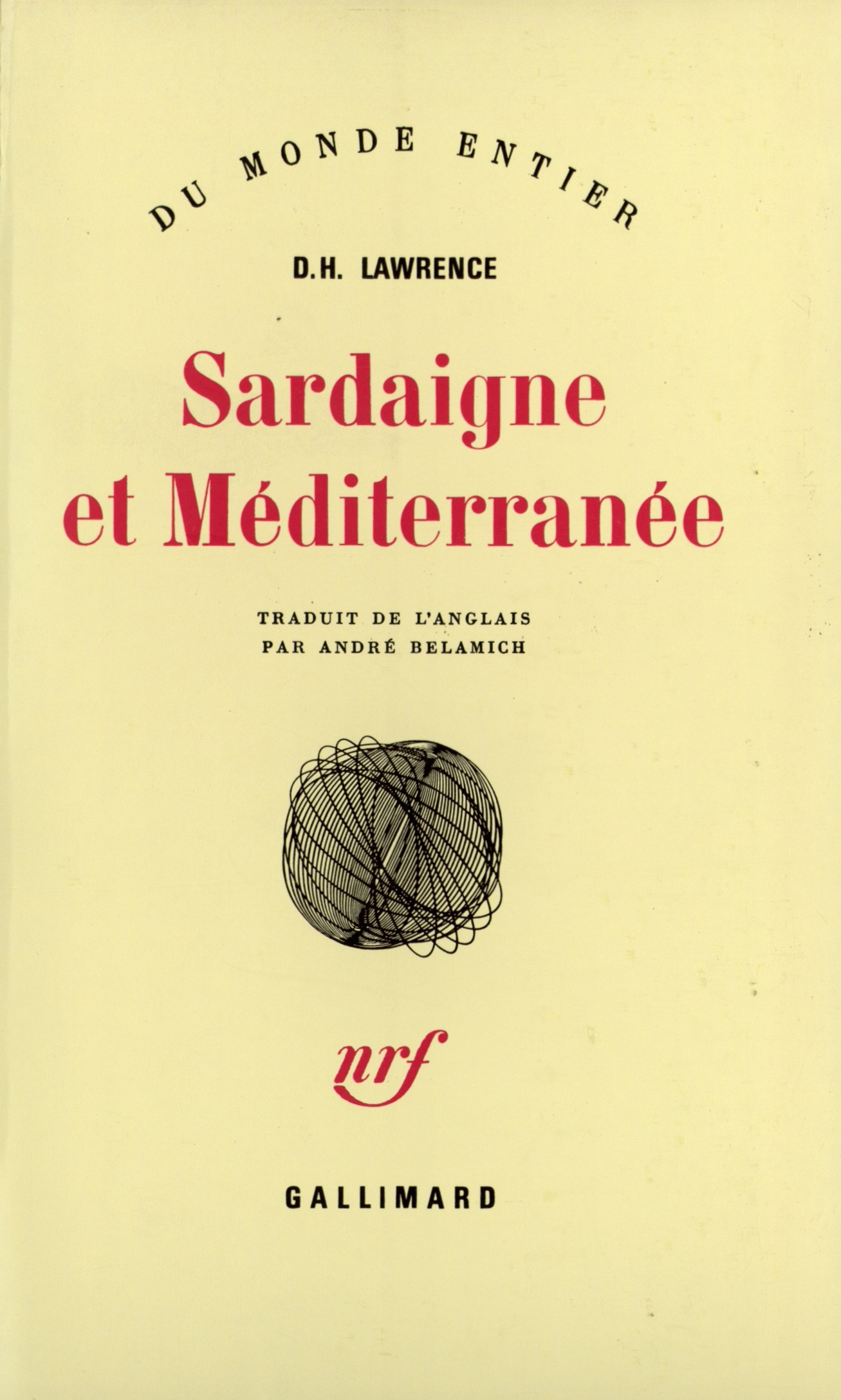 Sardaigne et Méditerranée - D.H. Lawrence - GALLIMARD