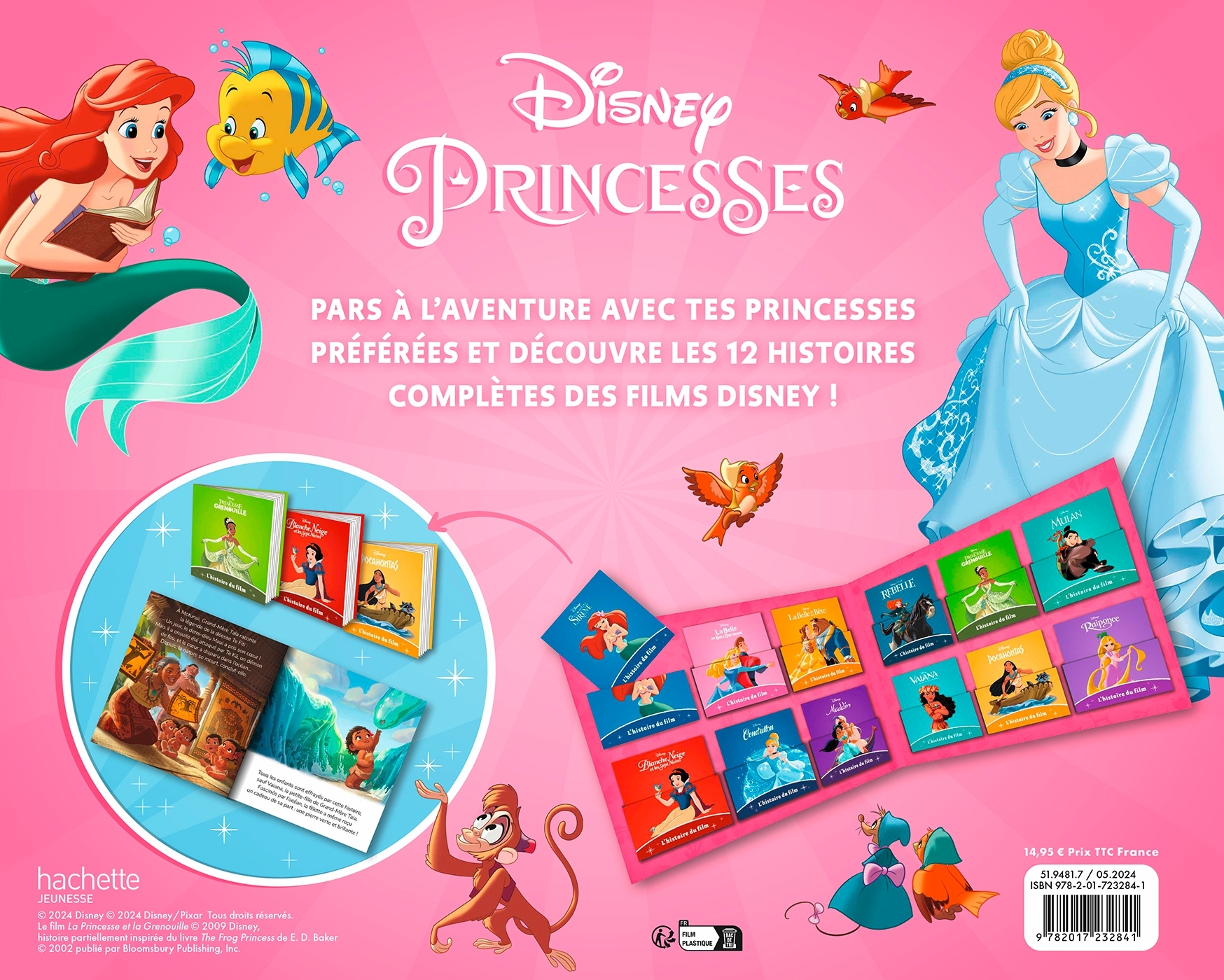 DISNEY PRINCESSES - Coffret - Les 12 livres de tes héroïnes - XXX - DISNEY HACHETTE