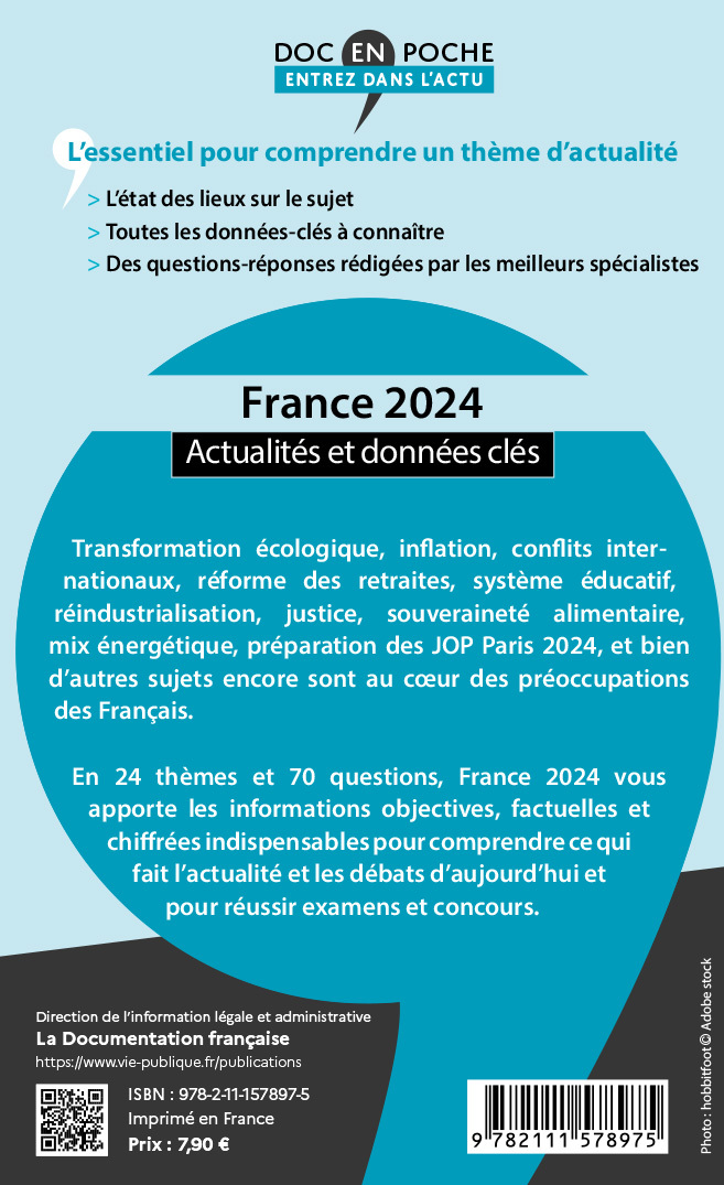 France 2024 -  La documentation française - DOC FRANCAISE