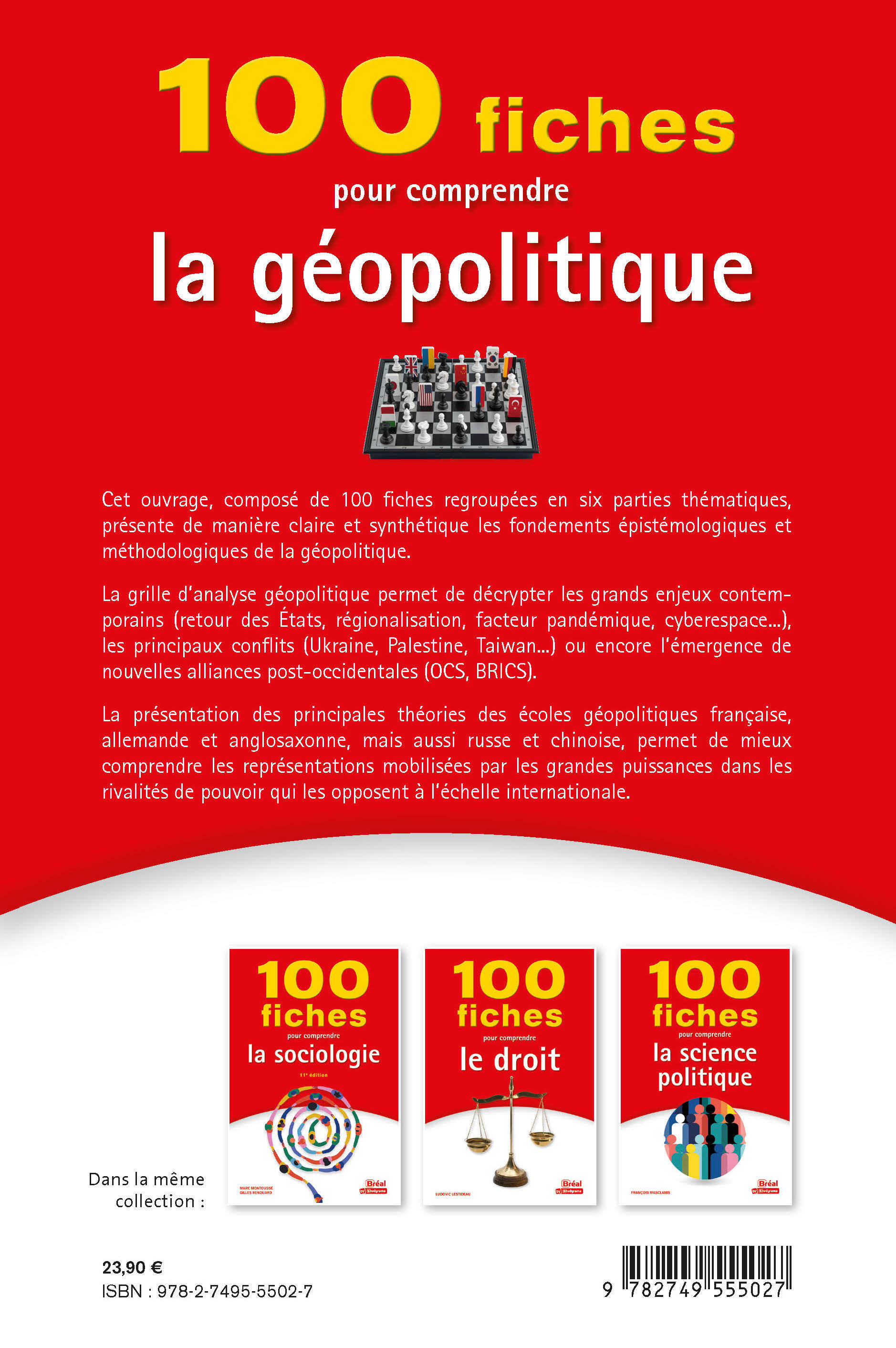 100 fiches pour comprendre la géopolitique - Eric Pomes - BREAL