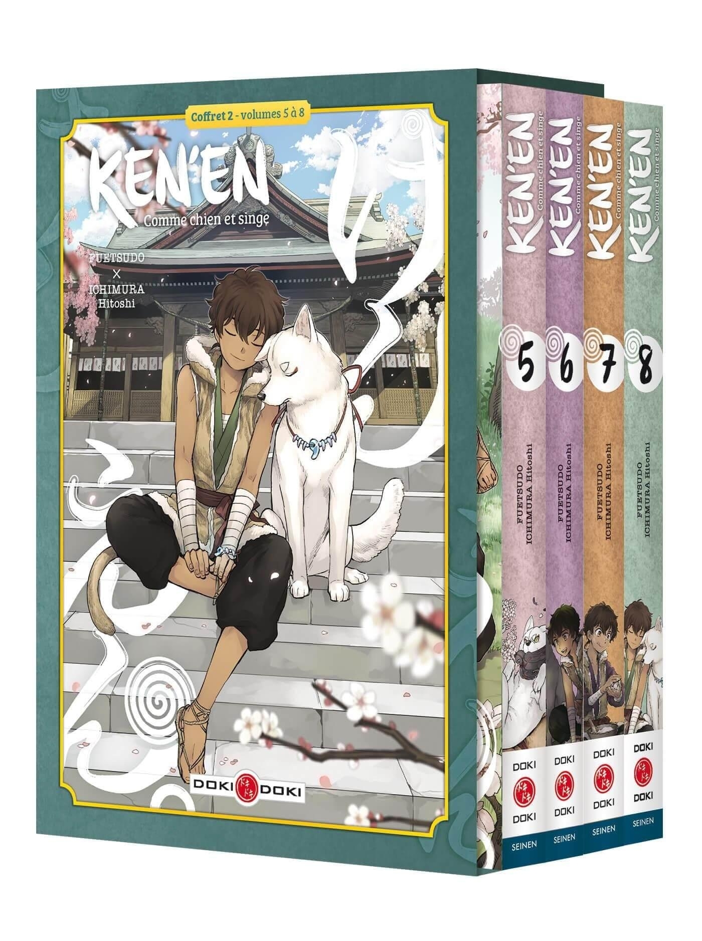 Ken'en - Comme chien et singe - Coffret - vol. 05 à 08 - Hitoshi ICHIMURA - BAMBOO