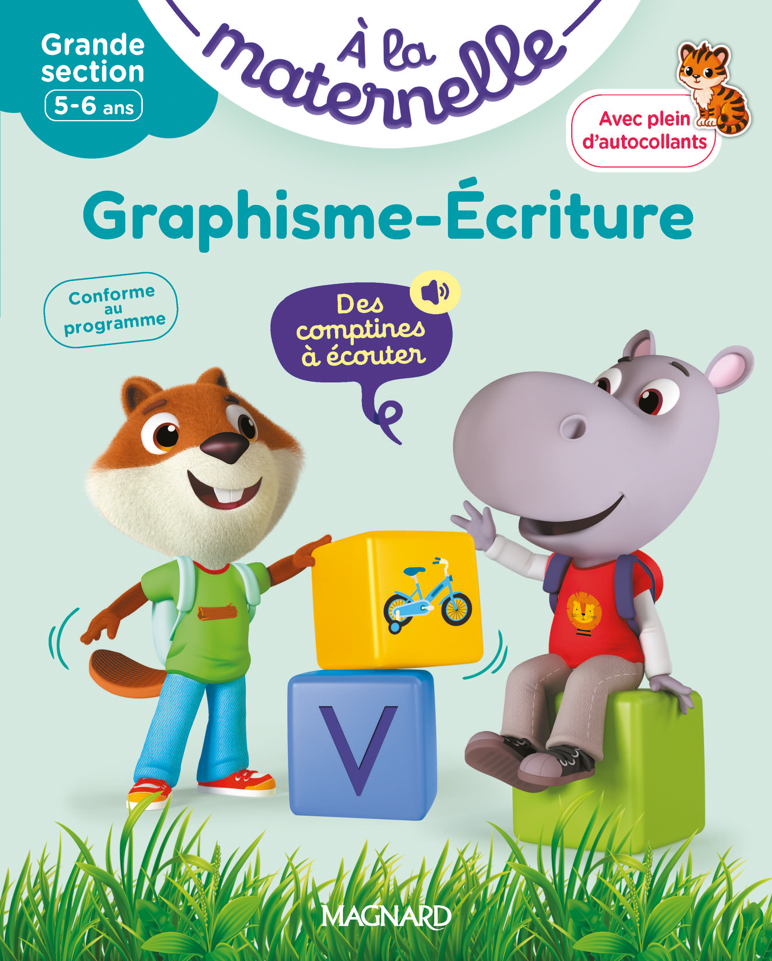 Graphisme-Écriture Grande section 5-6 ans - A la maternelle - Anne Weiller - MAGNARD