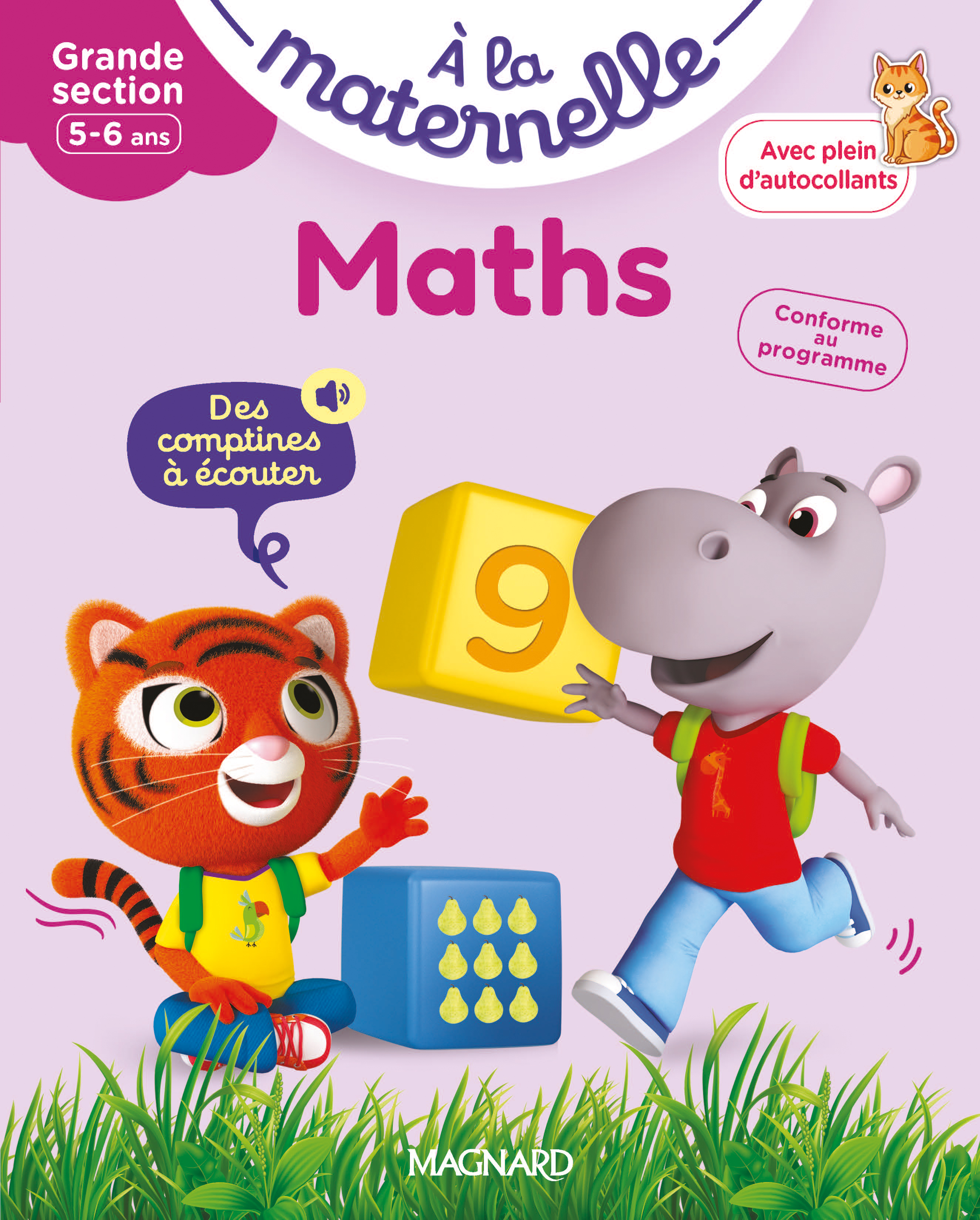 Maths Grande section 5-6 ans - A la maternelle - Anne Weiller - MAGNARD