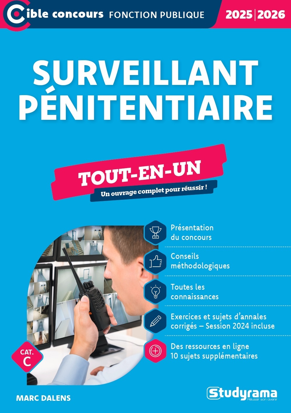 Surveillant pénitentiaire (Catégorie C – Concours 2025-2026) - Marc Dalens - STUDYRAMA