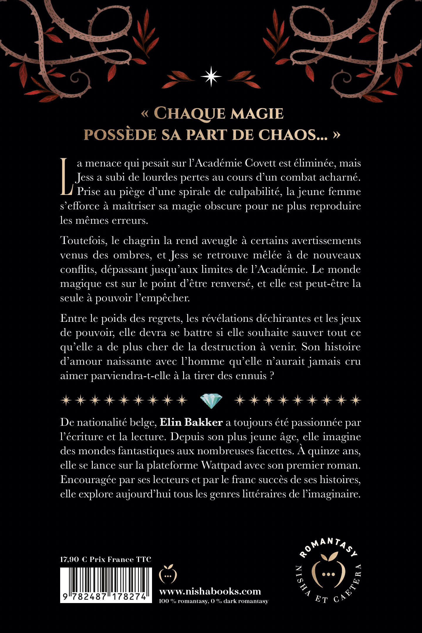 L'Académie Covett - tome 2 - Elin Bakker - NISHA EDITIONS