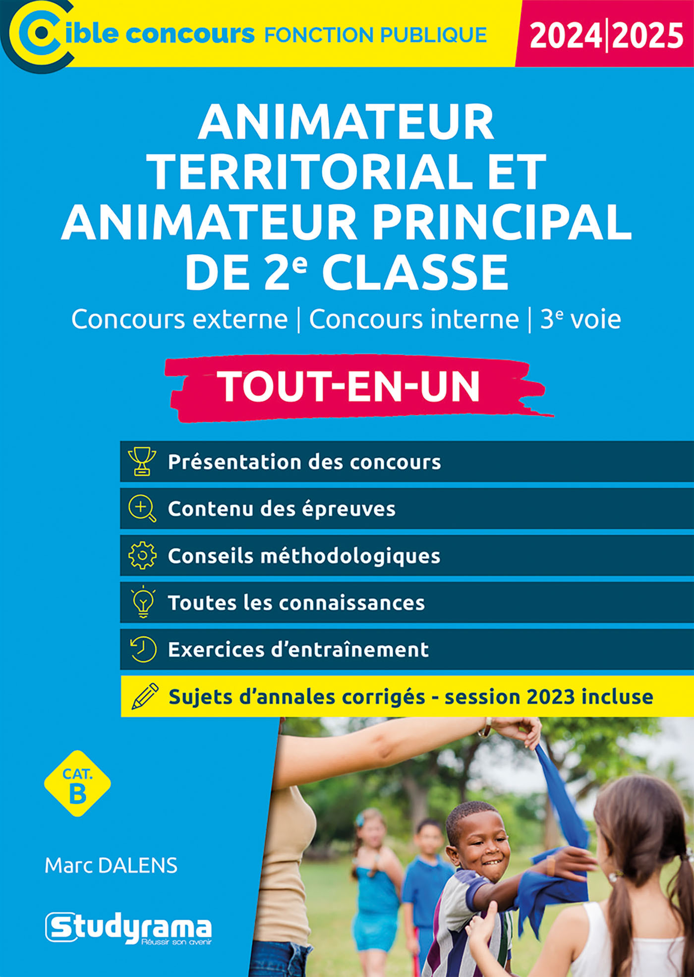 Animateur territorial et animateur principal de 2e classe (Concours 2025) - Marc Dalens - STUDYRAMA