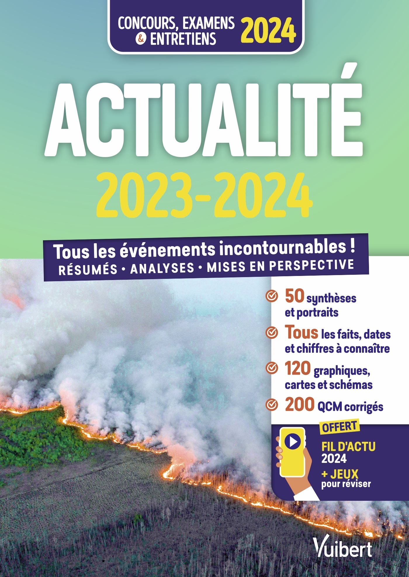 Actualité 2023-2024 - Concours et examens - Fil d'actu et jeux interactifs offerts - Jérôme Calauzènes - VUIBERT