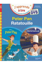 Peter pan/ratatouille - special dyslexie