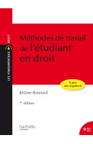 Methodes de travail de l-etudiant en droit