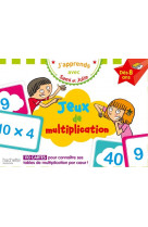 J-apprends avec sami et julie : jeux de multiplication des 8 ans