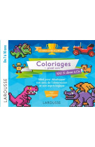 Coloriages pixel art - 100% dinos & co
